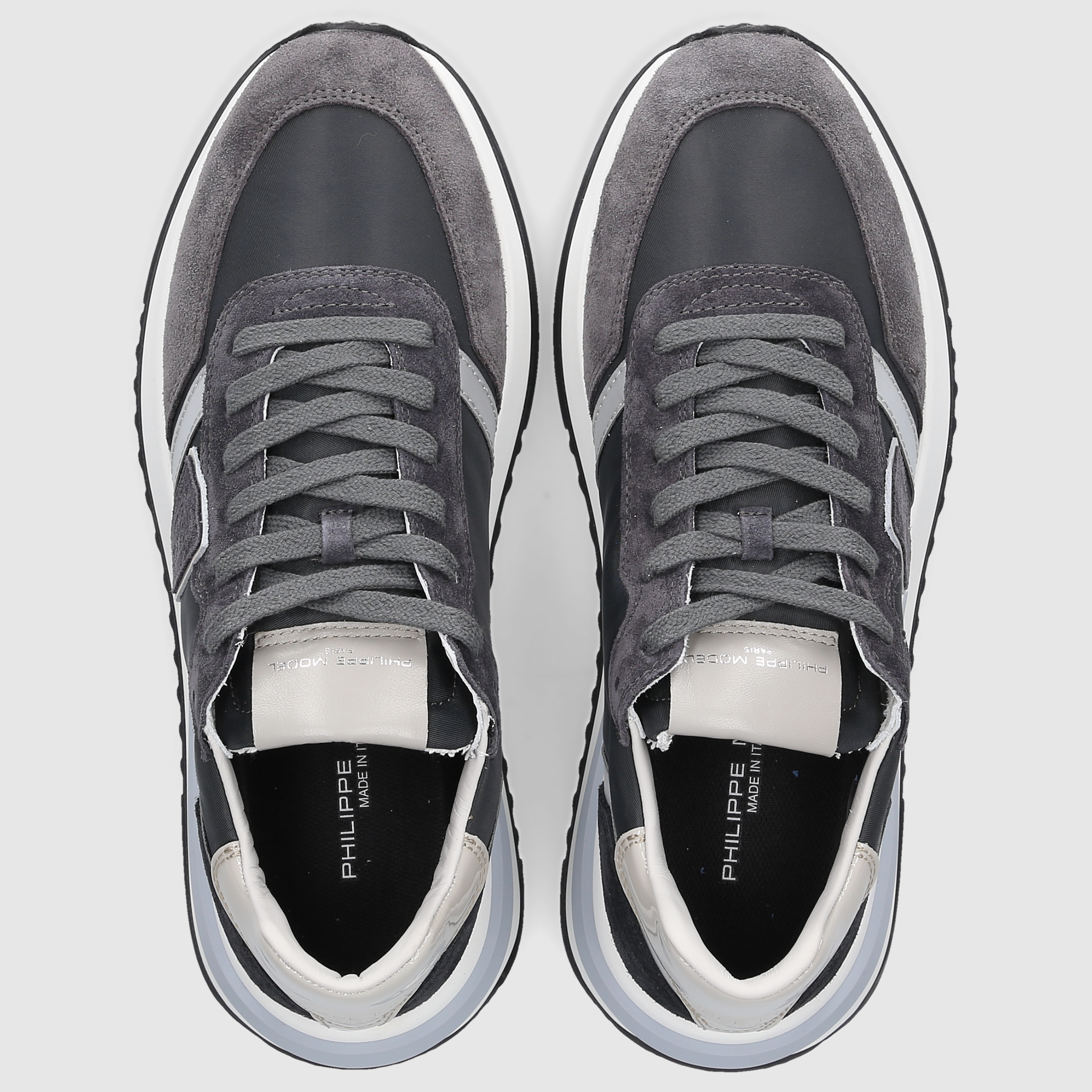 Philippe Model Damen Schuhe TROPEZ 2.1 LOW WOMAN Black/Silver