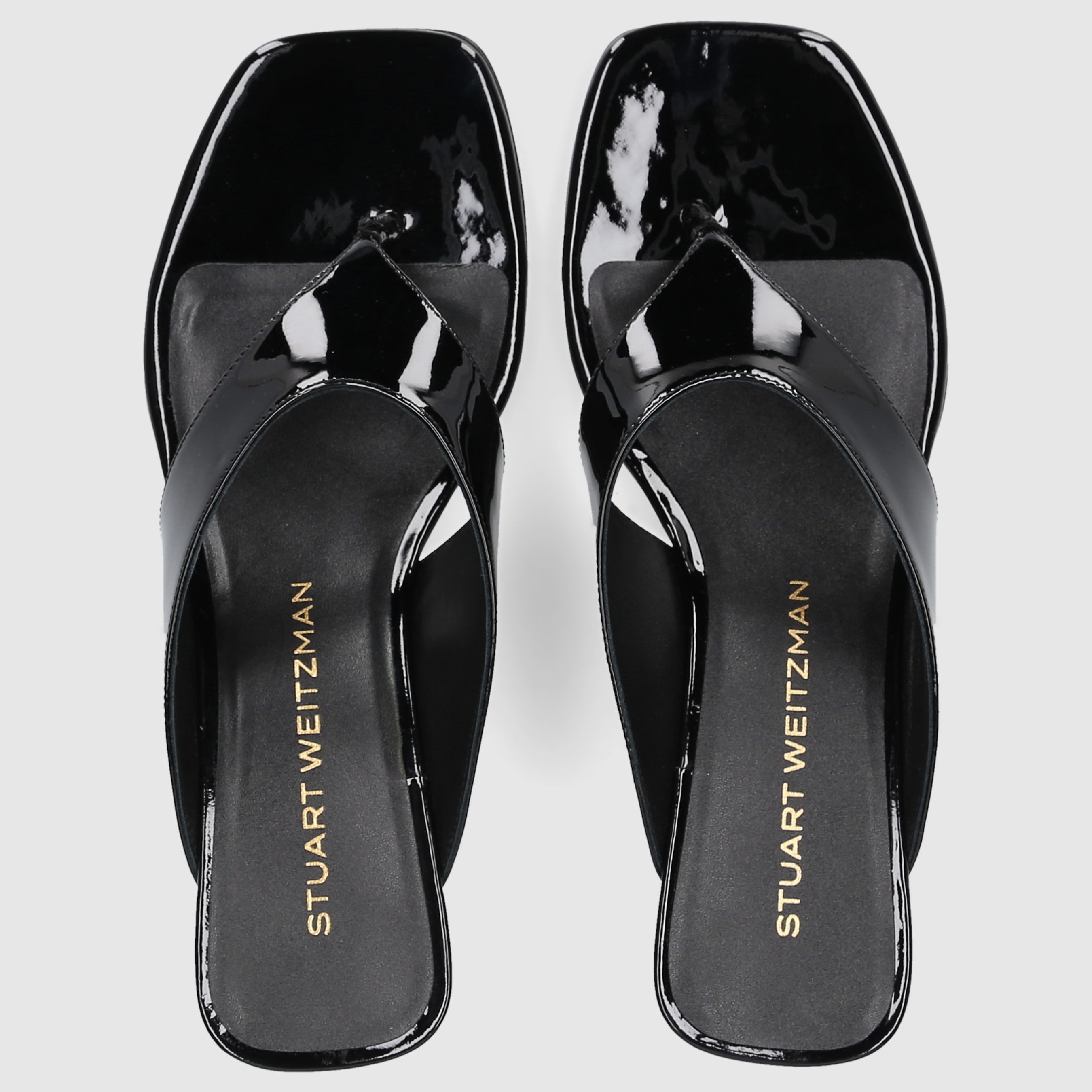 Stuart Weitzman Damen Sandale VINNIE WEDGE THONG 5 Black