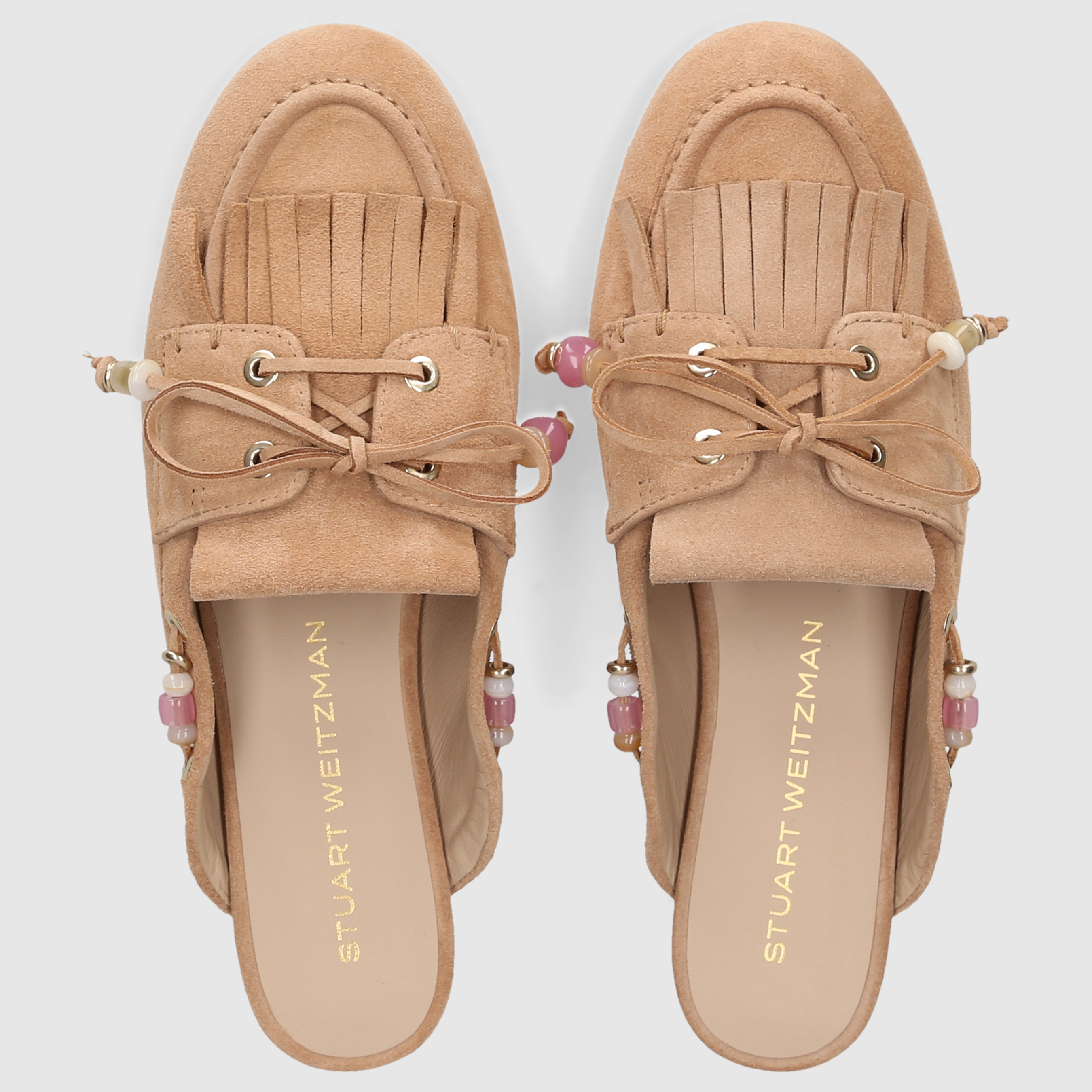 Stuart Weitzman Damen Loafer MAJORCA TINSLEY MULE New Camel
