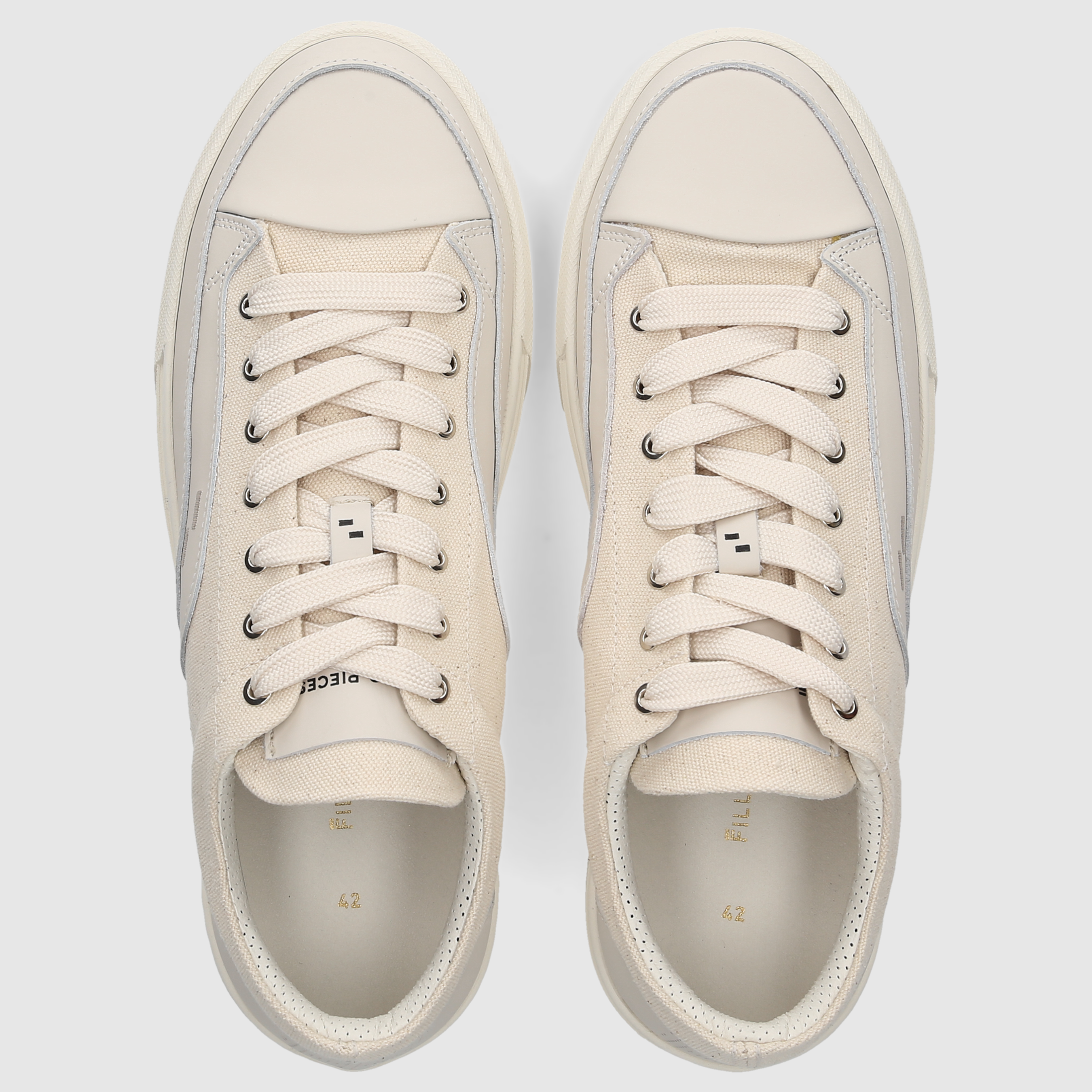 Filling Pieces Herren Sneaker Riviera Weave Off White
