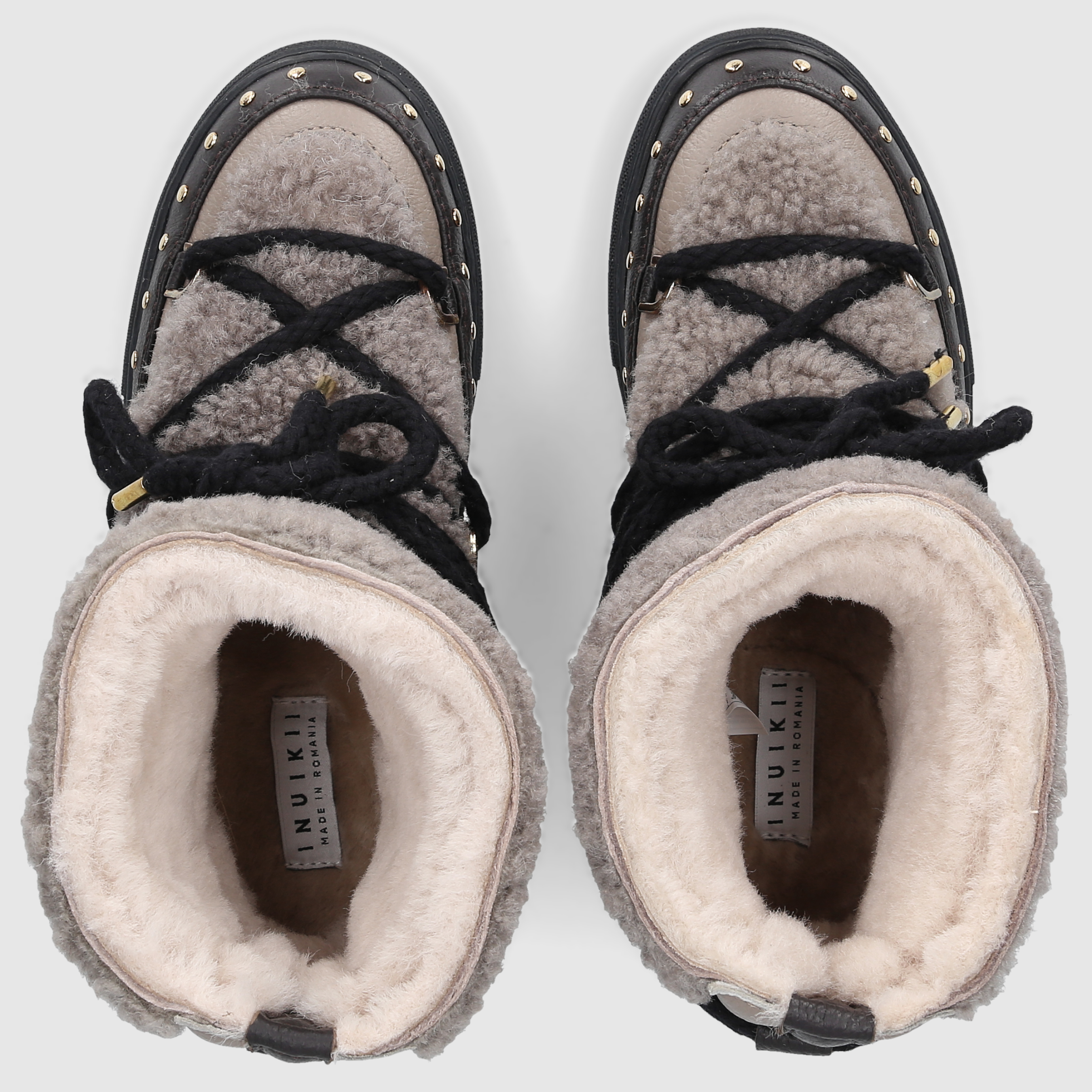 Inuikii Damen Boot CURLY ROCK Taupe