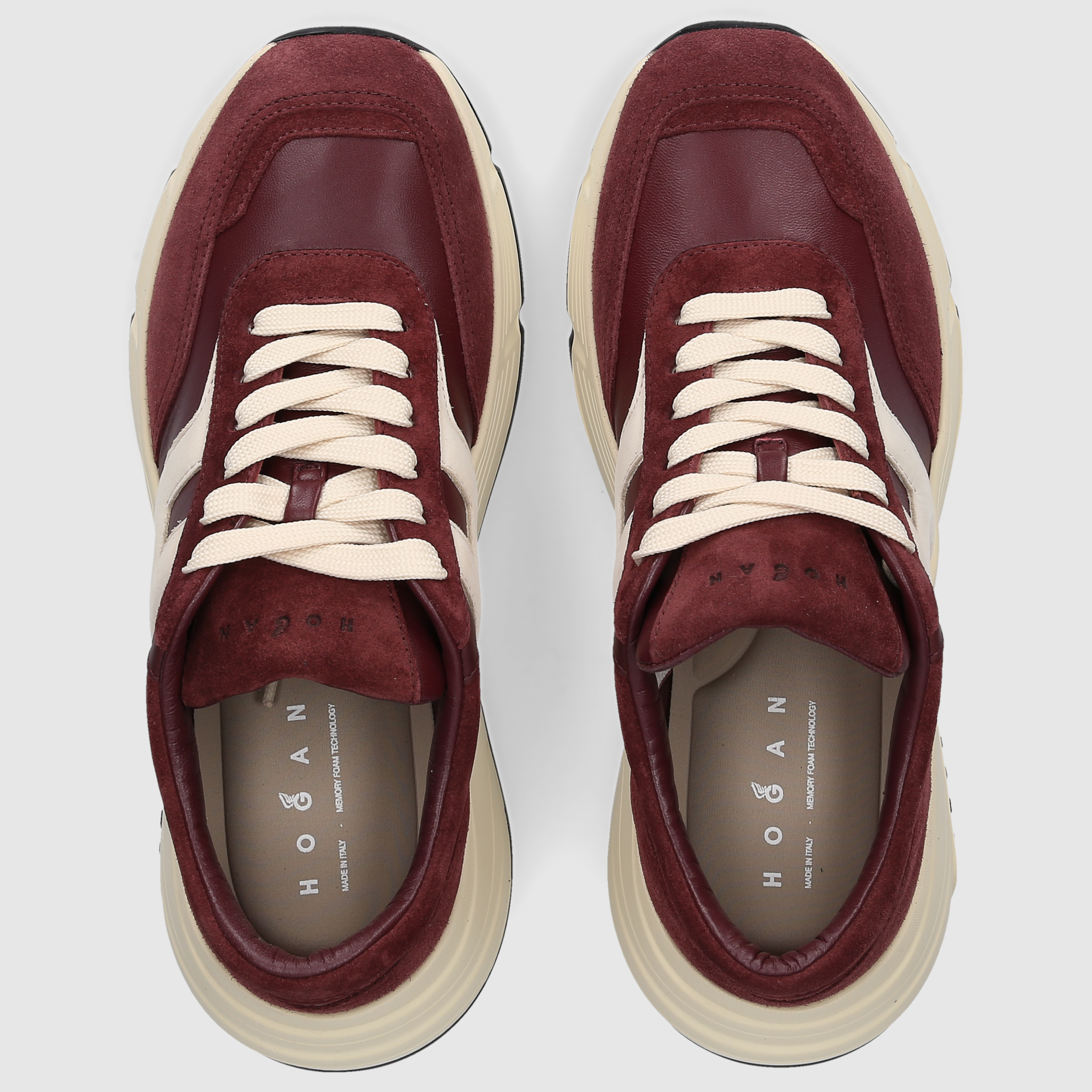 Hogan Damen Sneaker HXW6690FR30UHG BORDEAUX