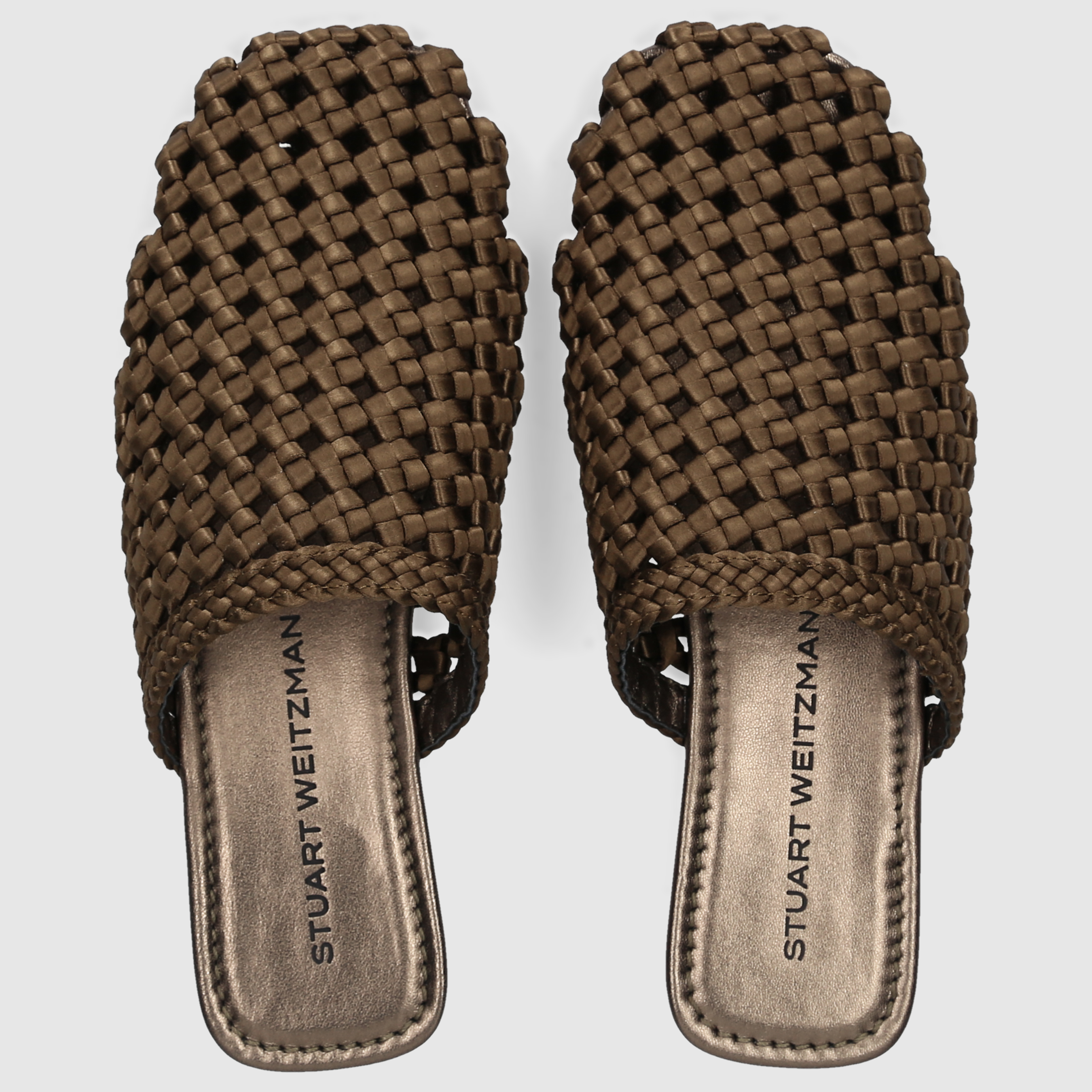 Stuart Weitzman Damen Loafer MARINA MULE Golden Olive