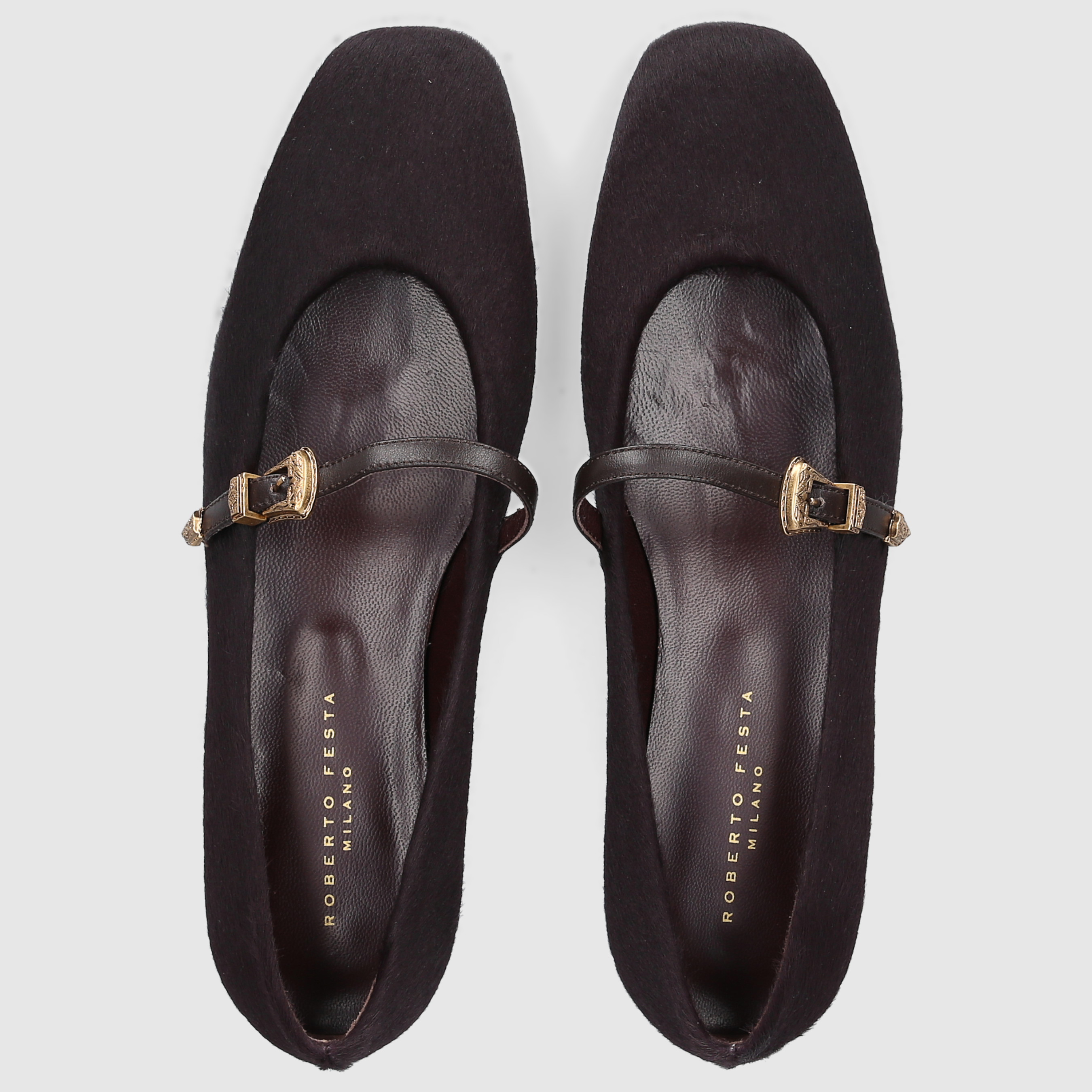 Roberto Festa Damen Ballerinas GRISEL DK-BRAUN