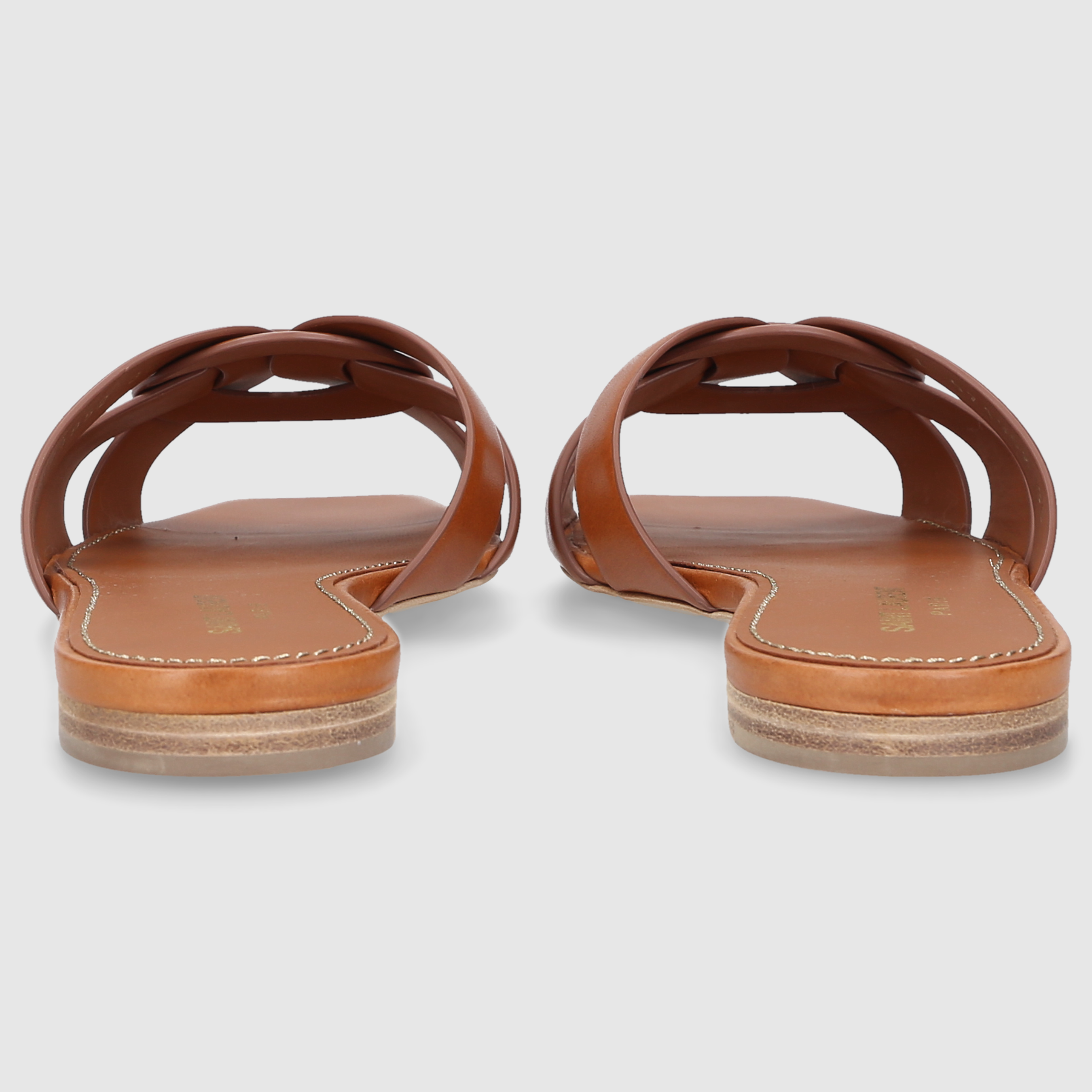 Saint Laurent Damen Clogs 571952 Braun