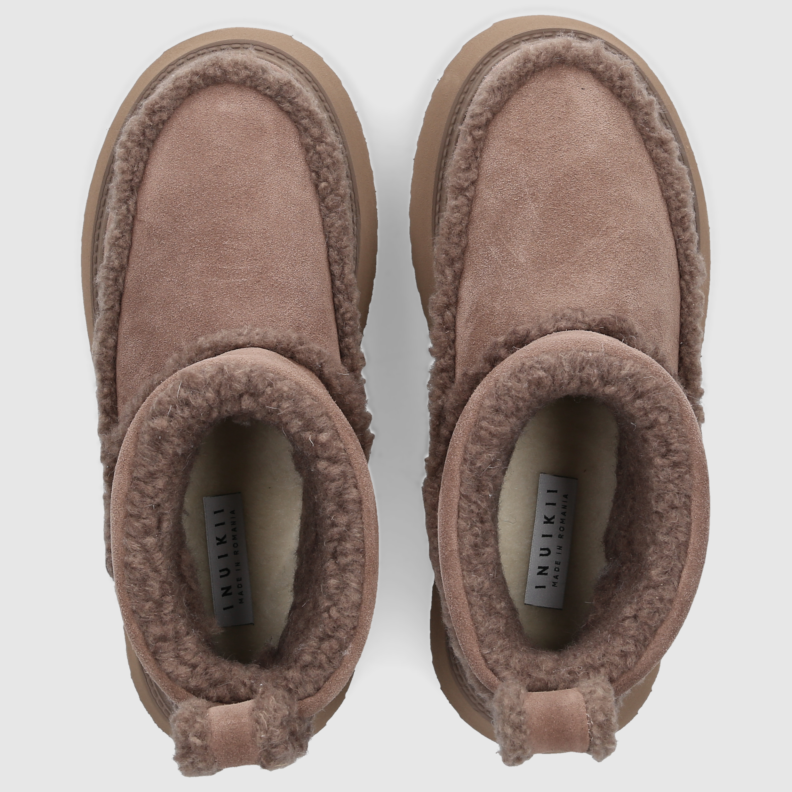 Inuikii Damen Boot SHEARLING MICRO Taupe