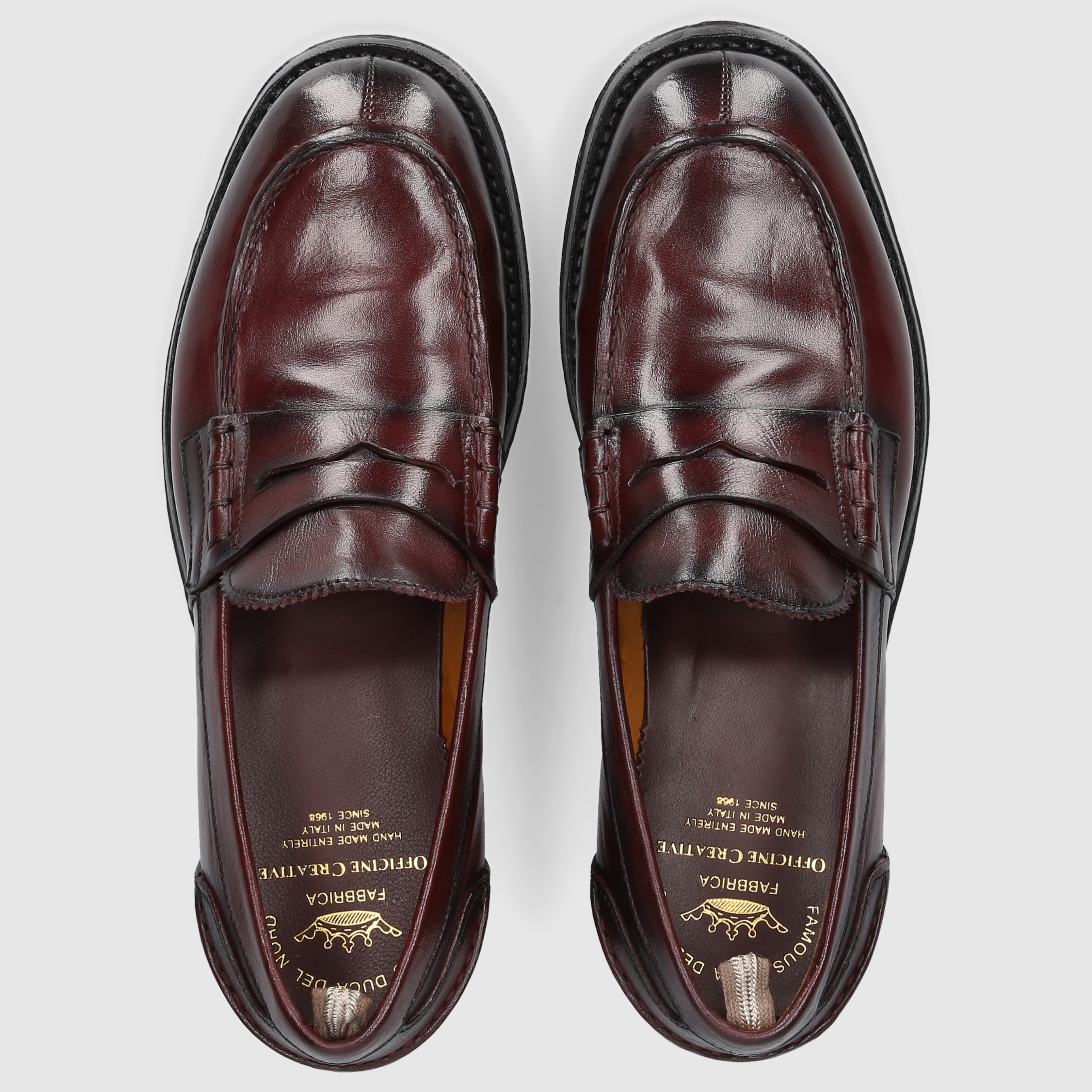 Officine Creative Herren Loafer Balance/011 Bordo'