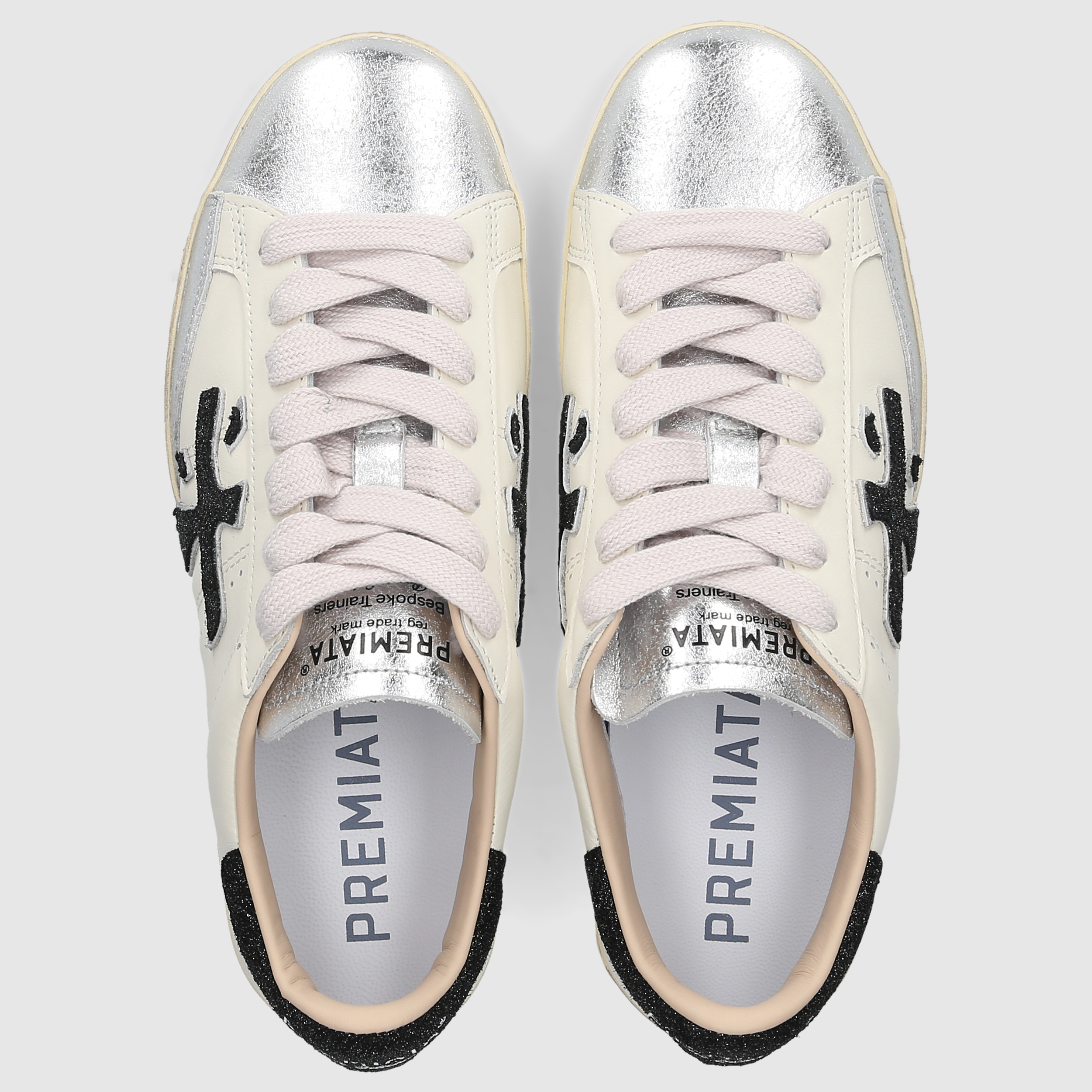 Premiata Damen Sneaker STEVEND-VAR 6936 Off White+Silver
