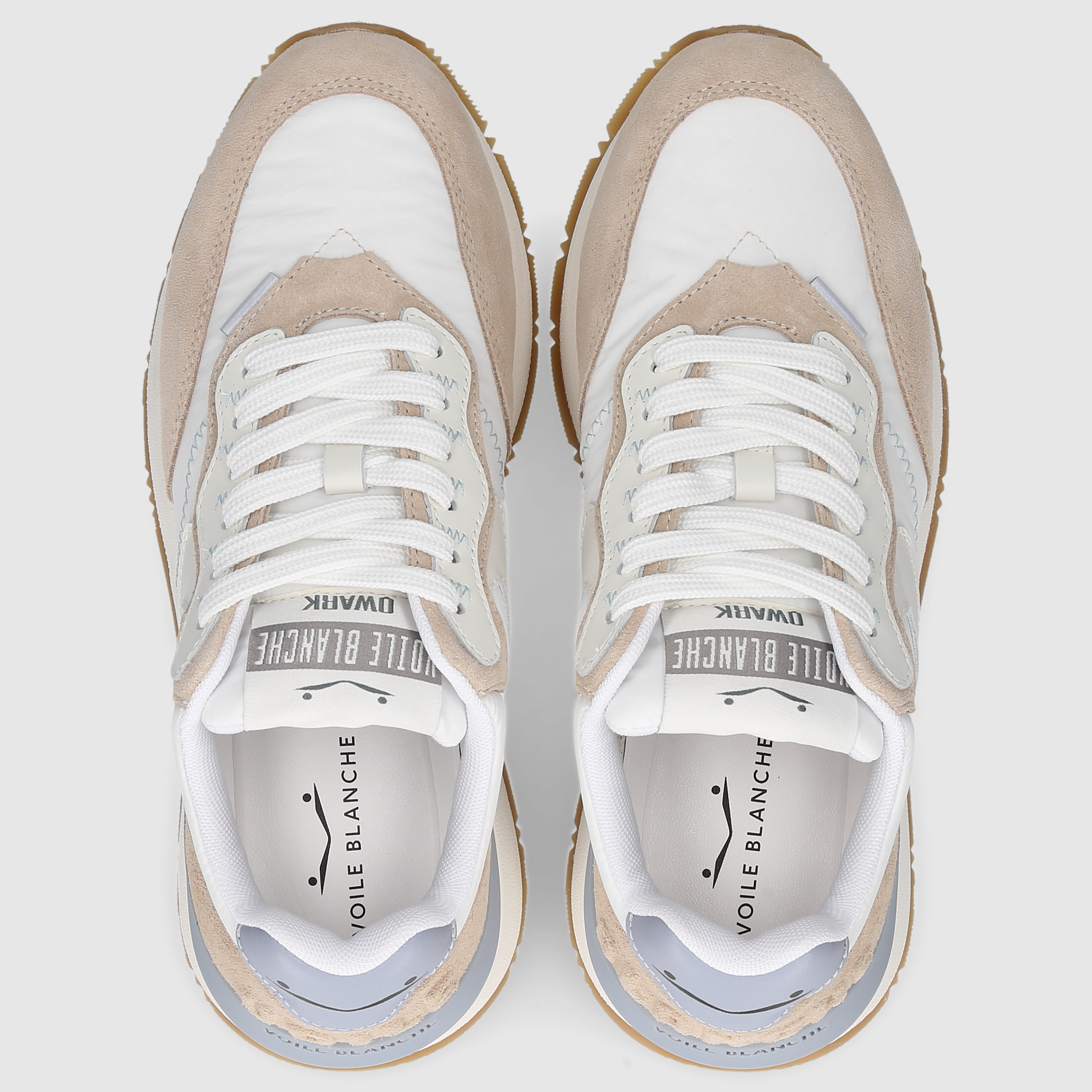 Voile Blanche Damen SNEAKER QWARK WEISS-BEIGE