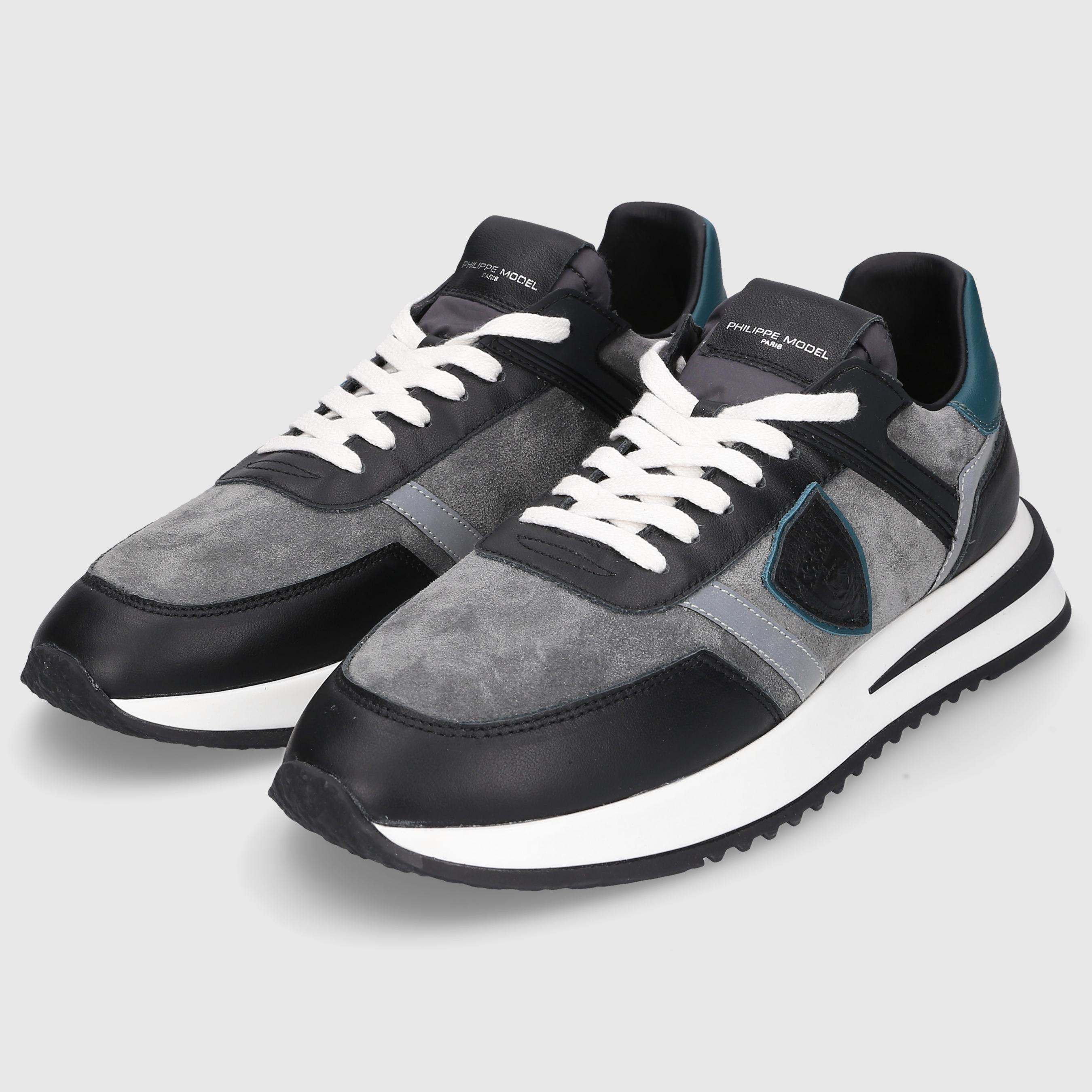 Philippe Model Herren Sneaker TROPEZ 2.1 LOW MAN Black/Green