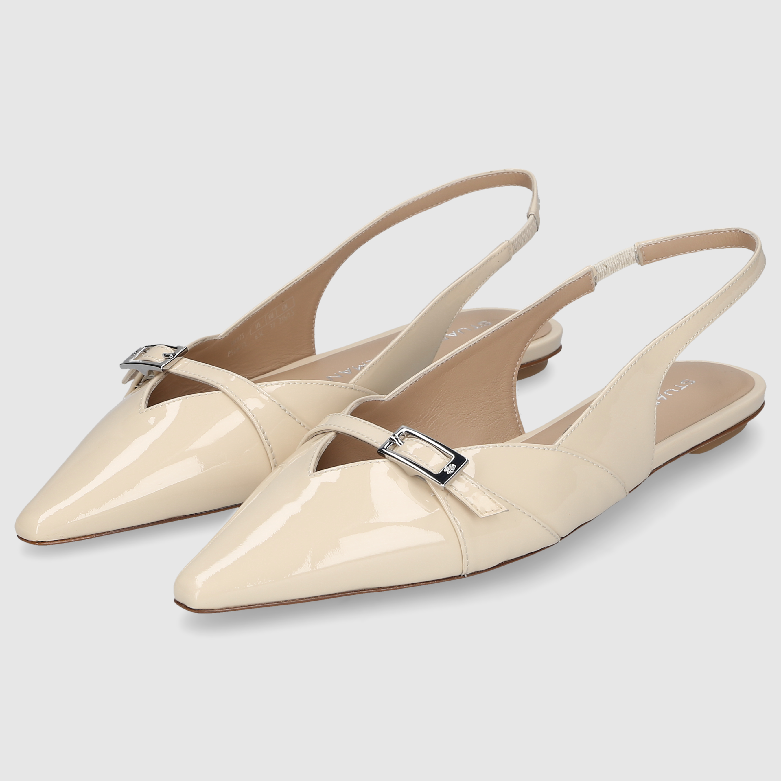Stuart Weitzman Damen Loafer GEORGIE SLINGBACK Linen