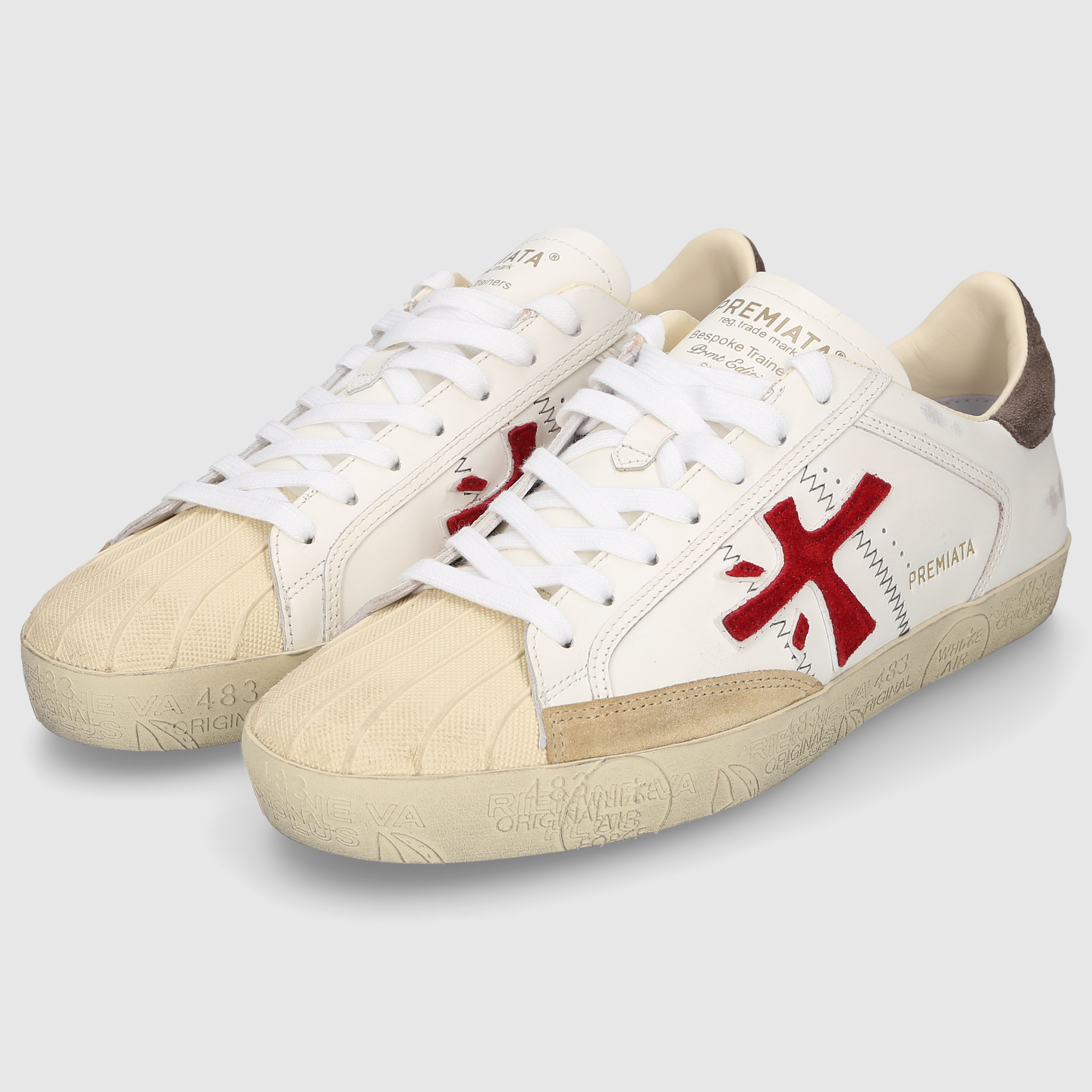 Premiata Herren Sneaker STEVEN-VAR 8044 White