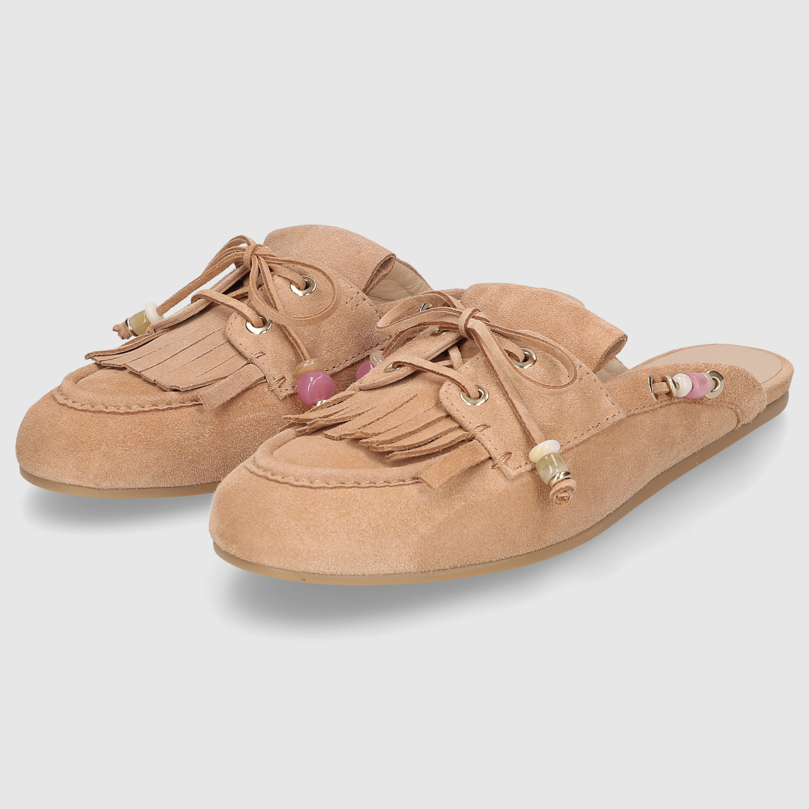Stuart Weitzman Damen Loafer MAJORCA TINSLEY MULE New Camel