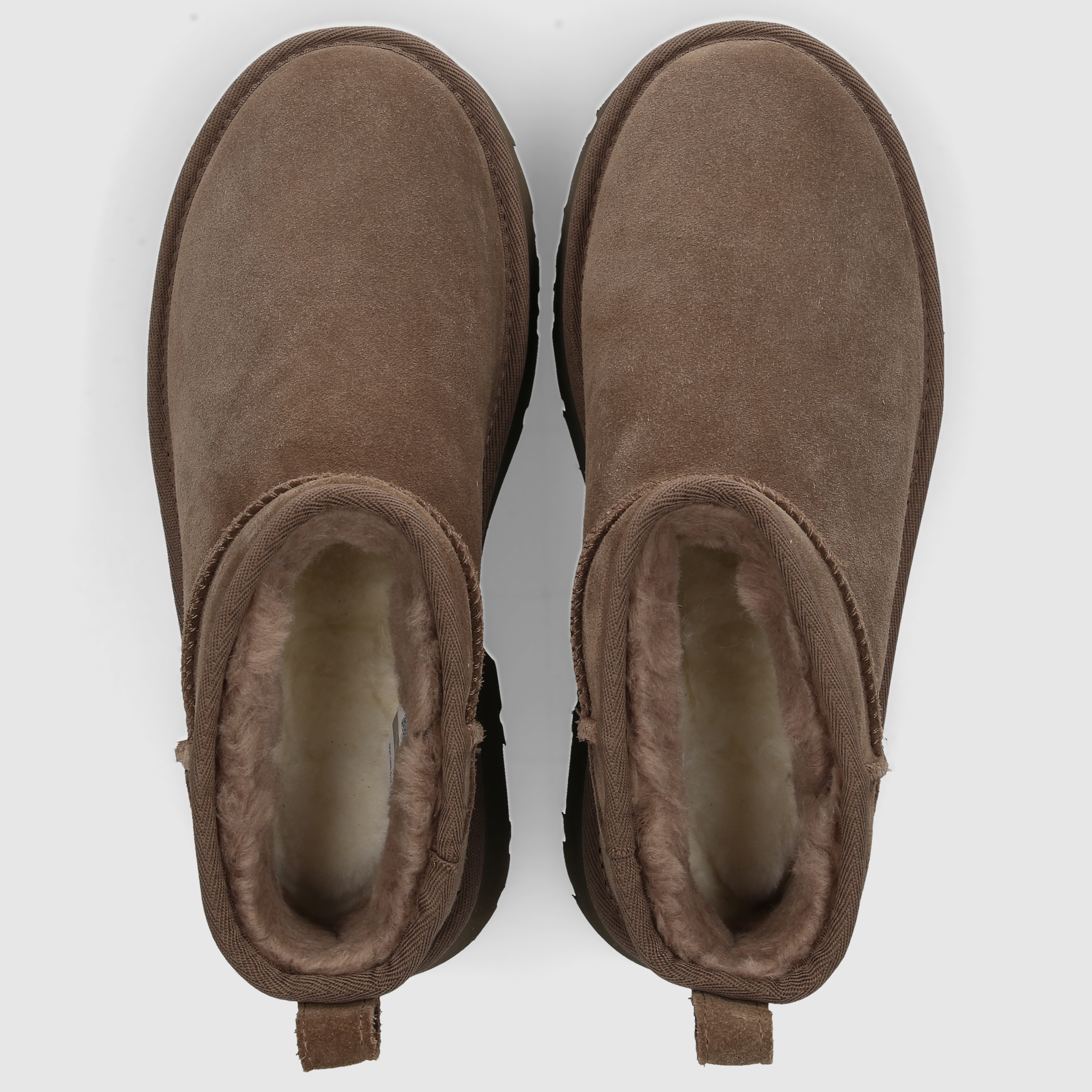 UGG Damen Stiefeletten CLASSIC ULTRA MINI NEW HEIGHTS Veloursleder dunkelbraun