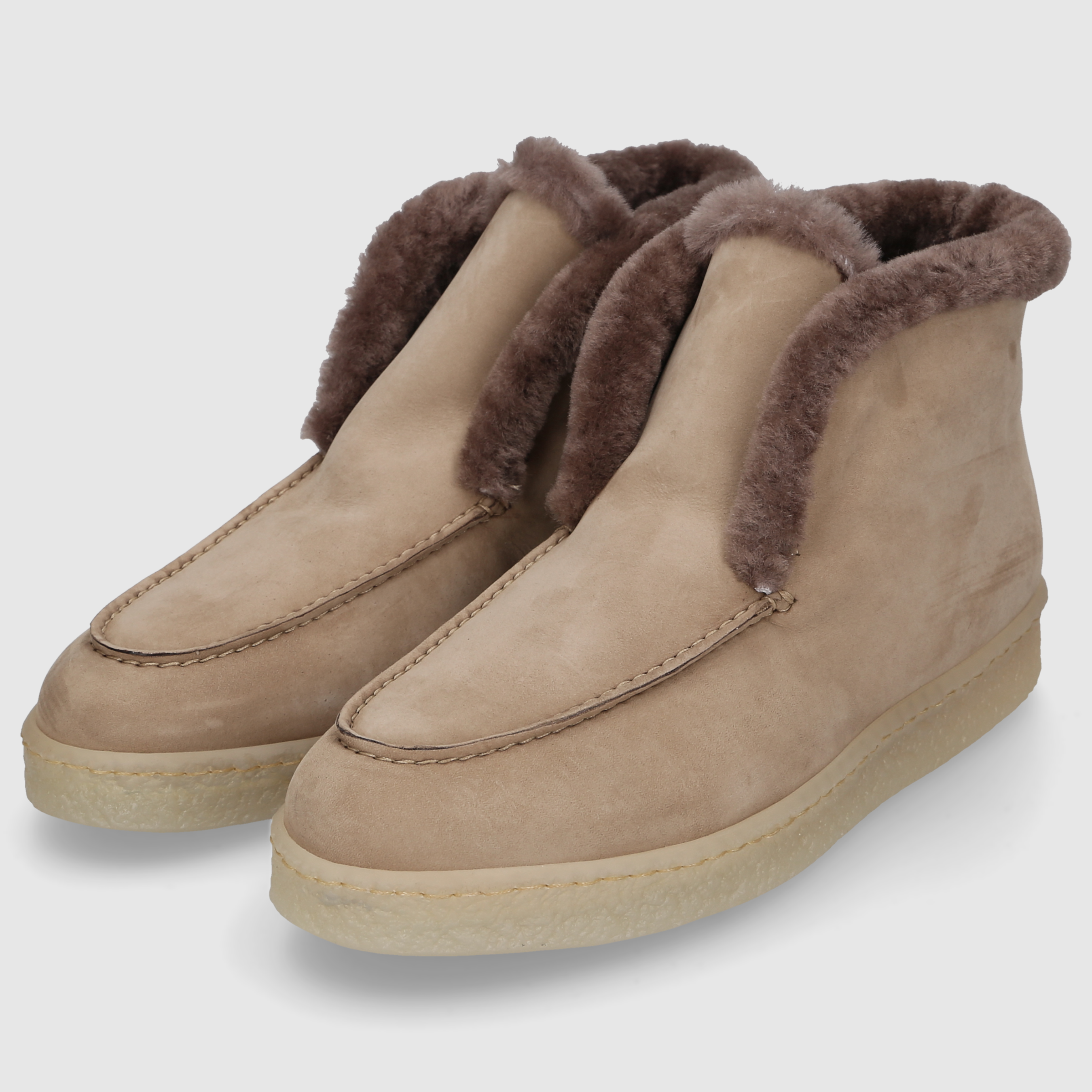 EN AVANT Damen Stiefeletten D0320006-618 Nubukleder taupe