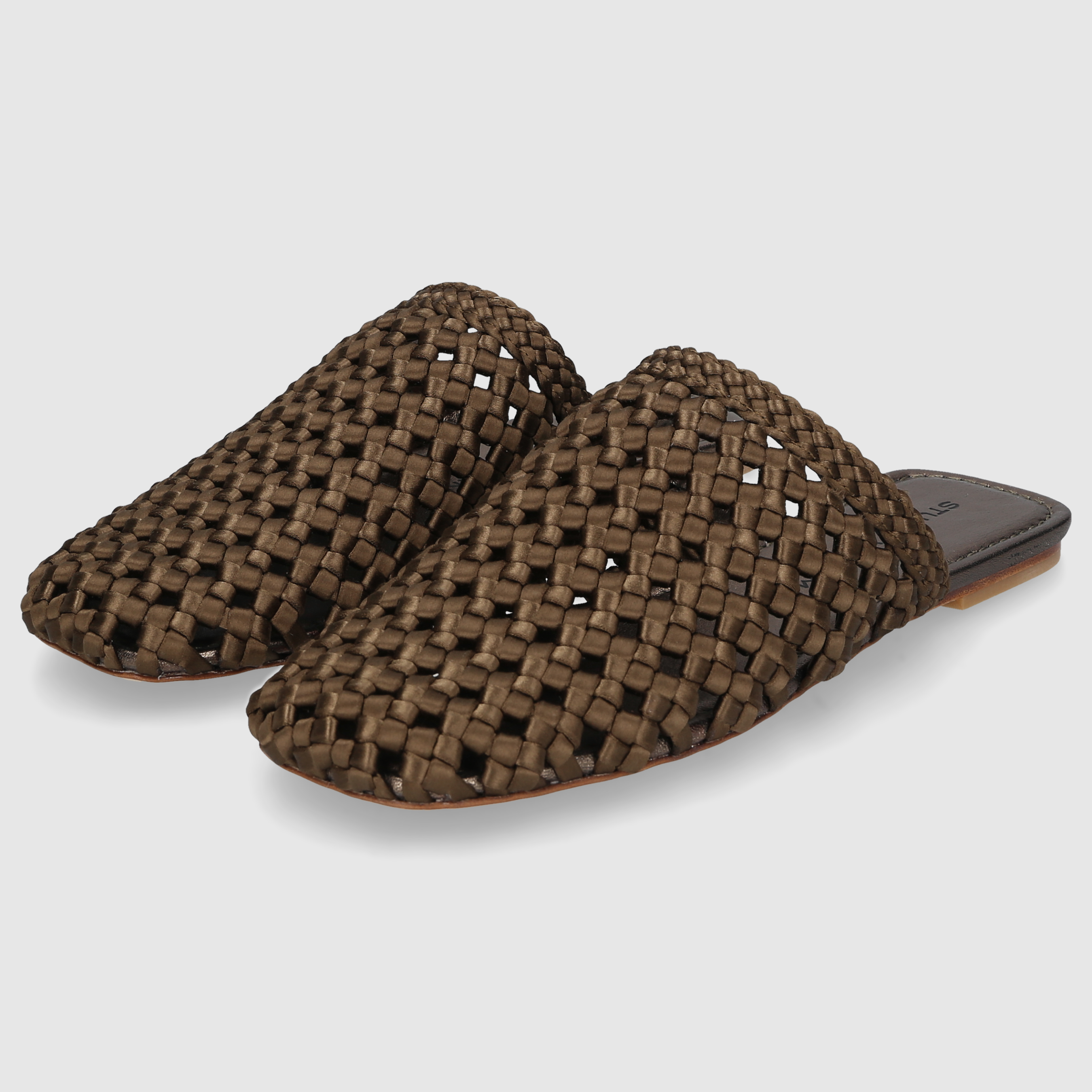 Stuart Weitzman Damen Loafer MARINA MULE Golden Olive