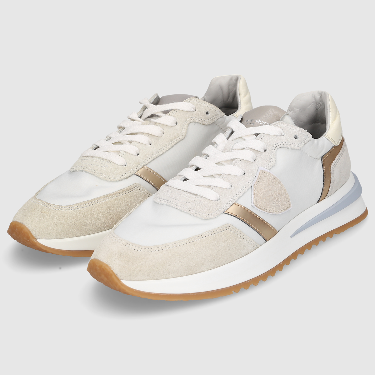 TROPEZ 2.1 LOW WOMAN - White/Gold