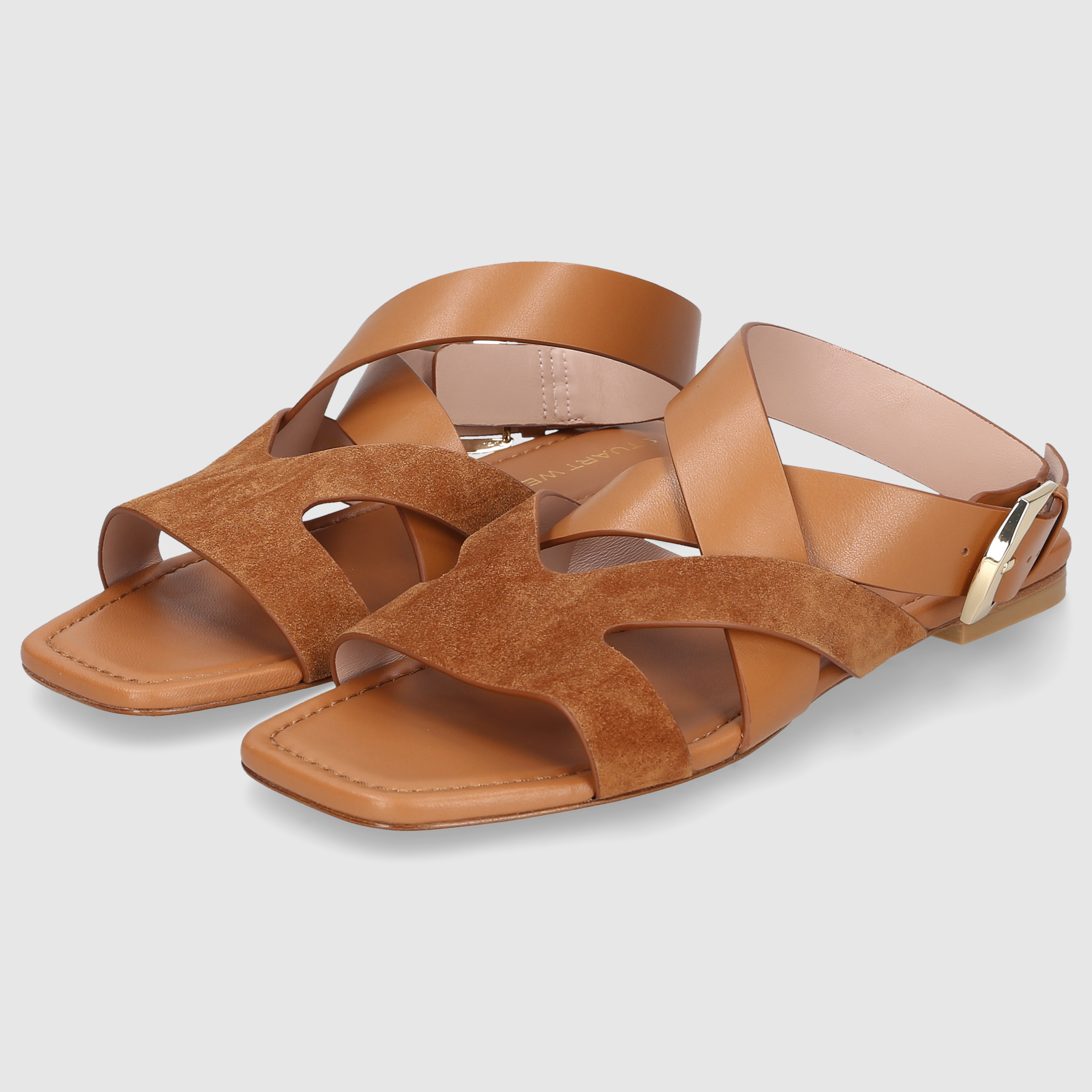 Stuart Weitzman Damen Sandale SAI SANDAL Macchiato/Doe
