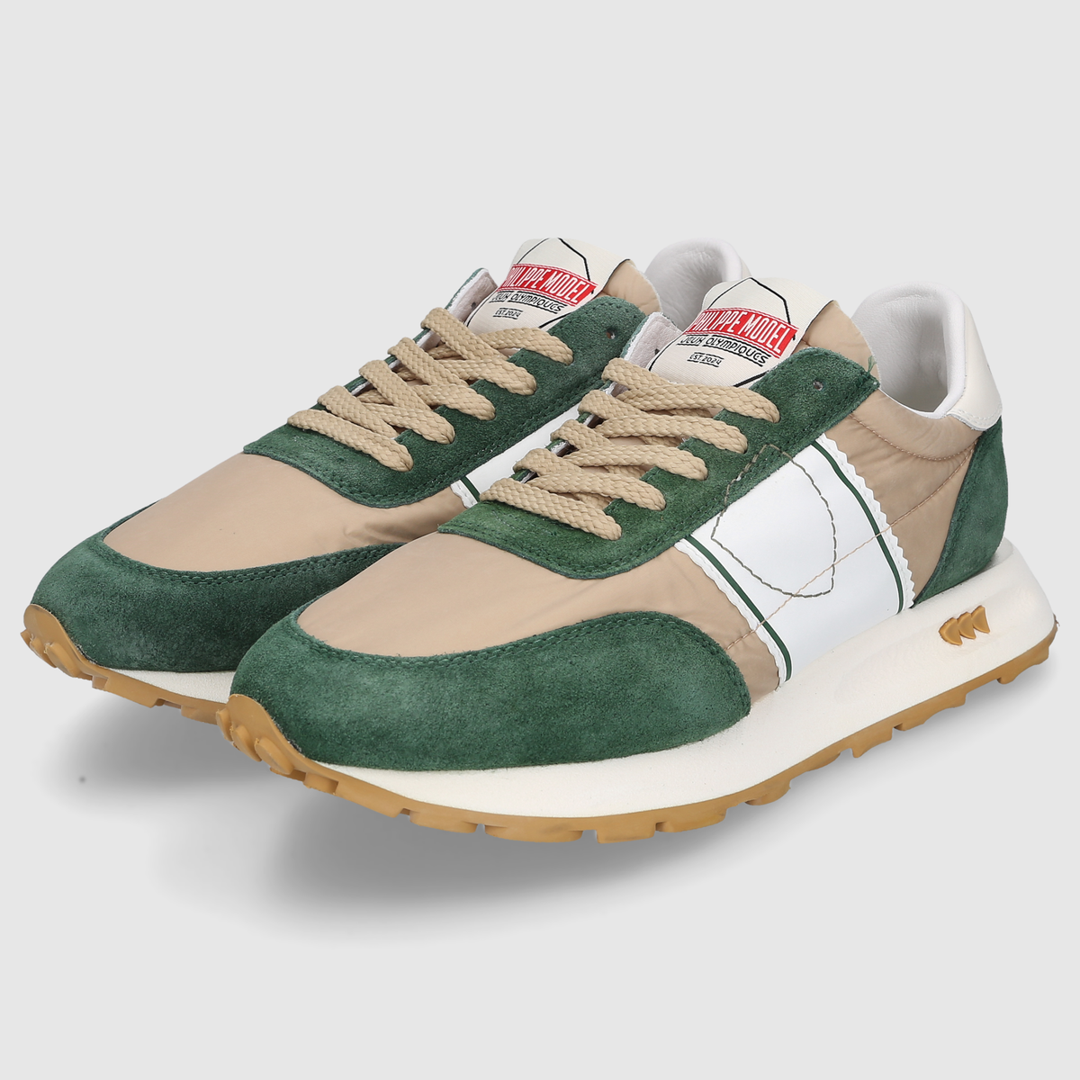 Philippe Model Women's Sneaker TOUR LOW WOMAN Sand/Green