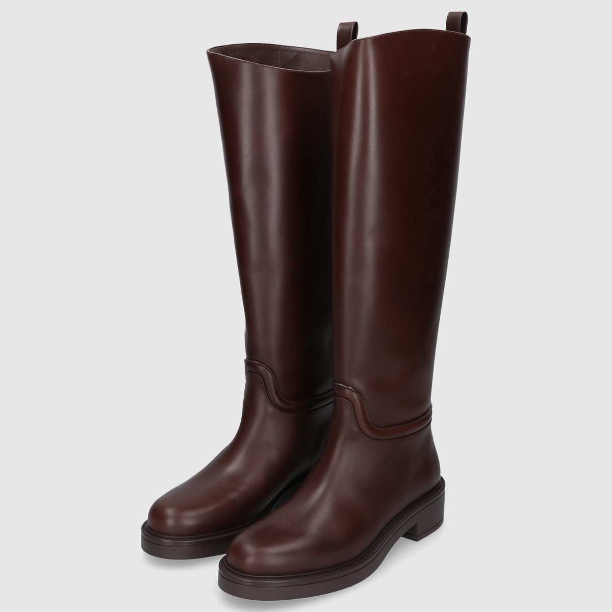 CELIA RIDING BOOT - Walnut