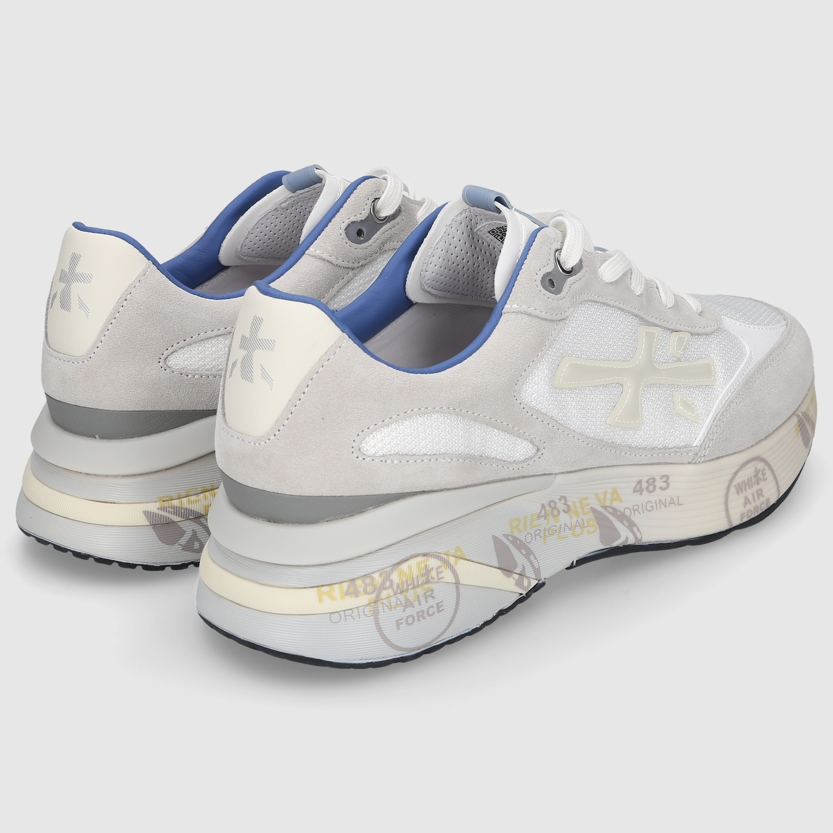 Premiata Herren Sneaker MOERUN-VAR 8075 White