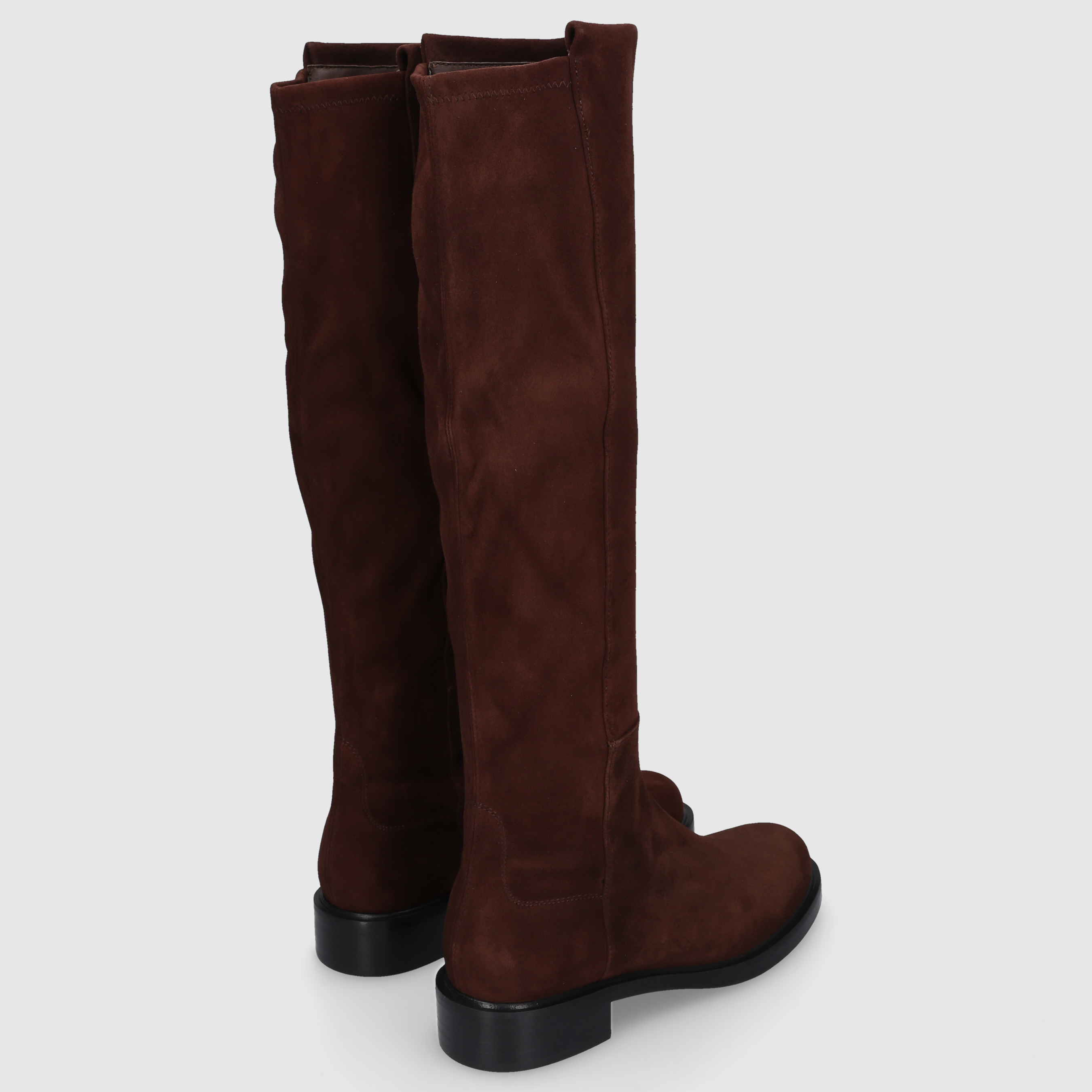 Stuart Weitzman Damen Boot 5050GISELE KNEEHI BO Walnut/Walnut/Black