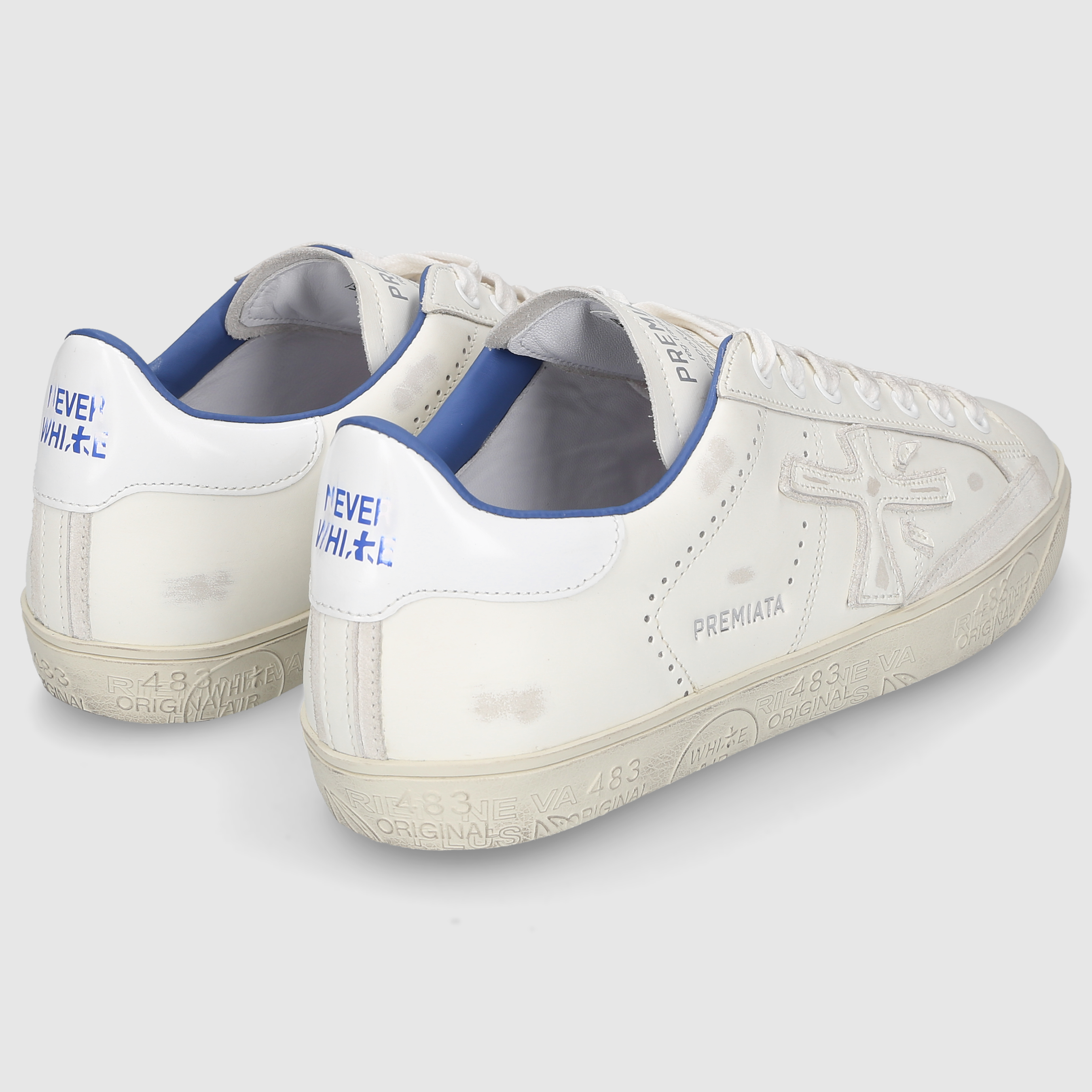 Premiata Herren Sneaker STEVEN-VAR 6652 White