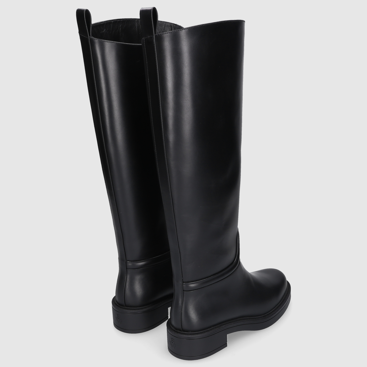 CELIA RIDING BOOT - Black