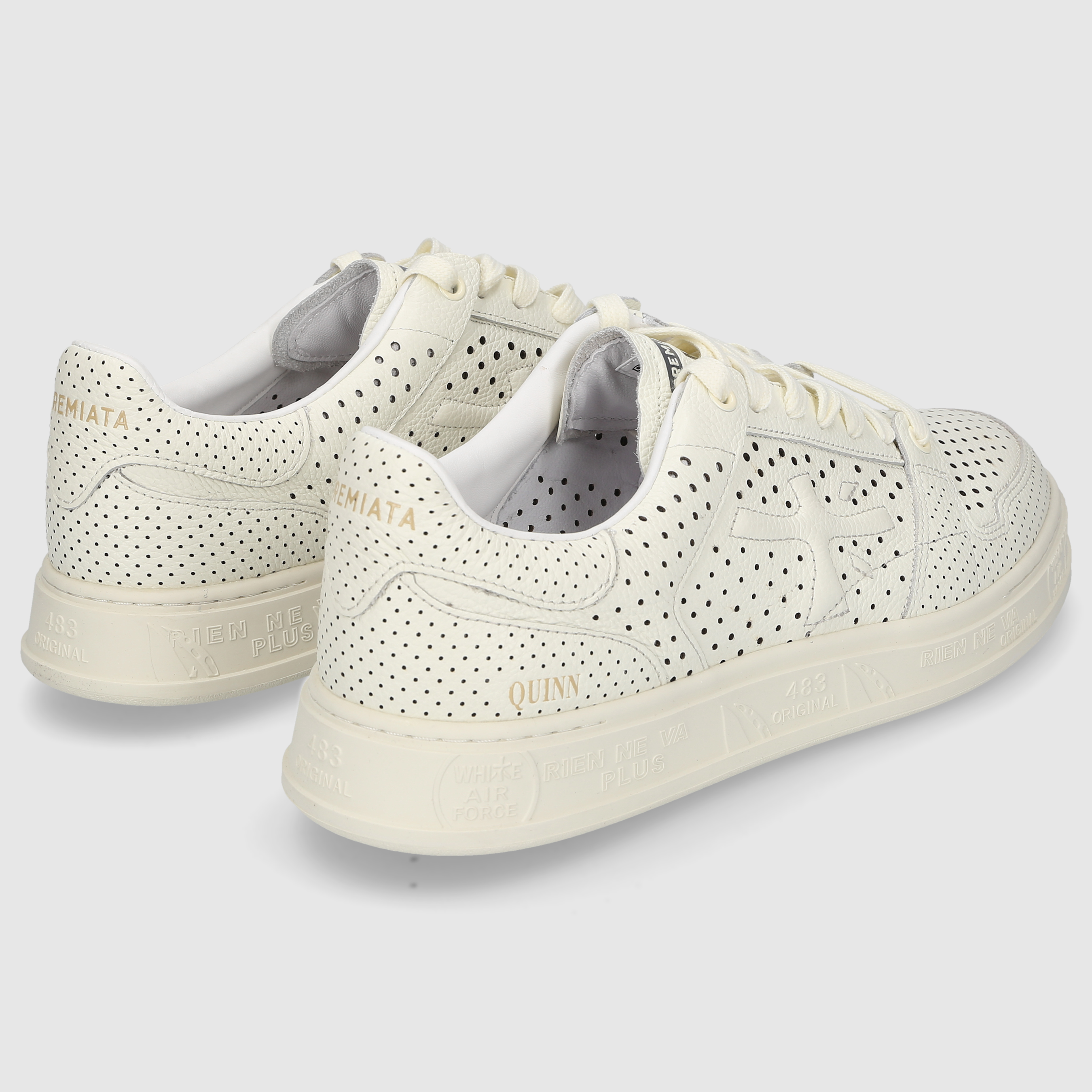 Premiata Herren Sneaker QUINN-VAR 8252 Offwhite