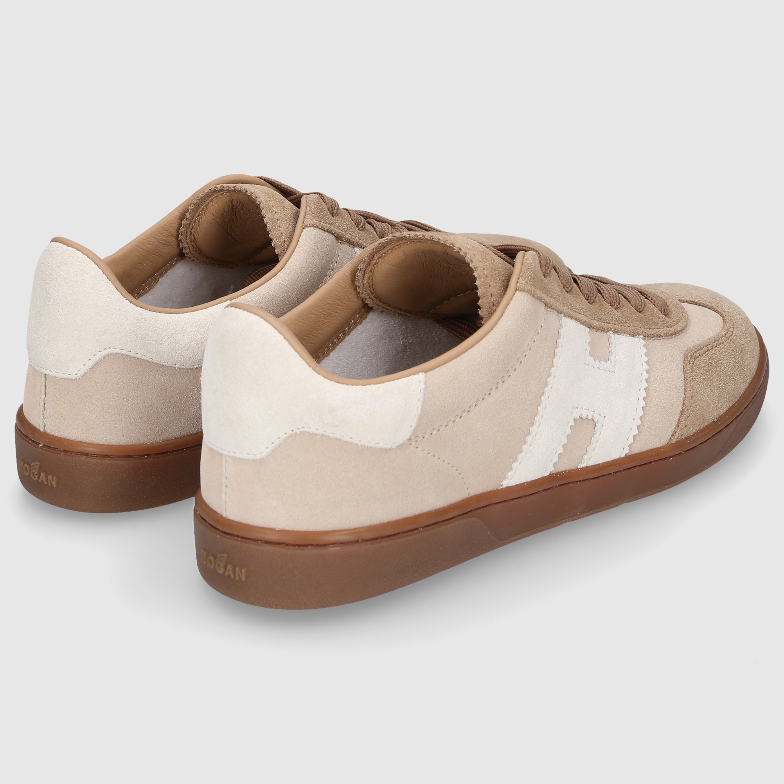 Hogan Damen Sneaker HXW6470FB6TTQ7 BEIGE-BRAUN