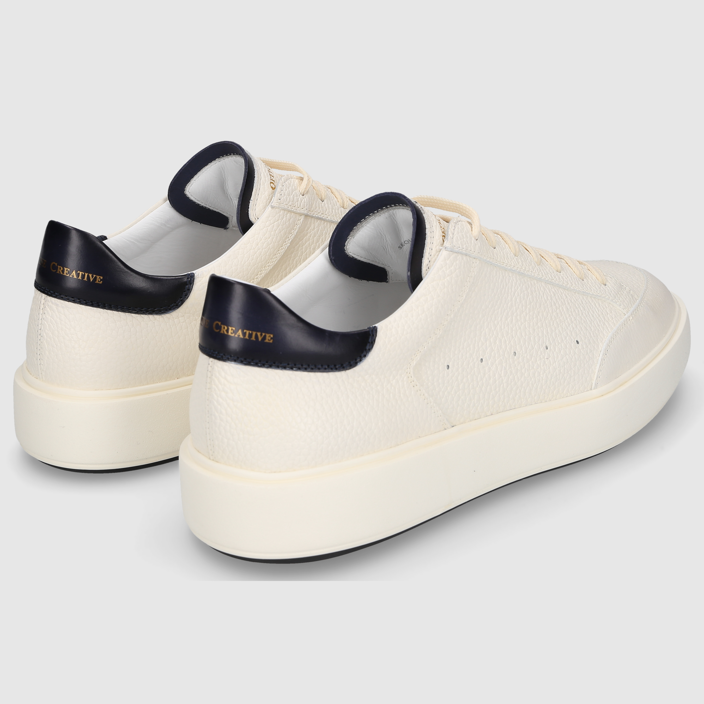 Officine Creative Herren Sneaker SEQUEL/001 Bianco/Navy