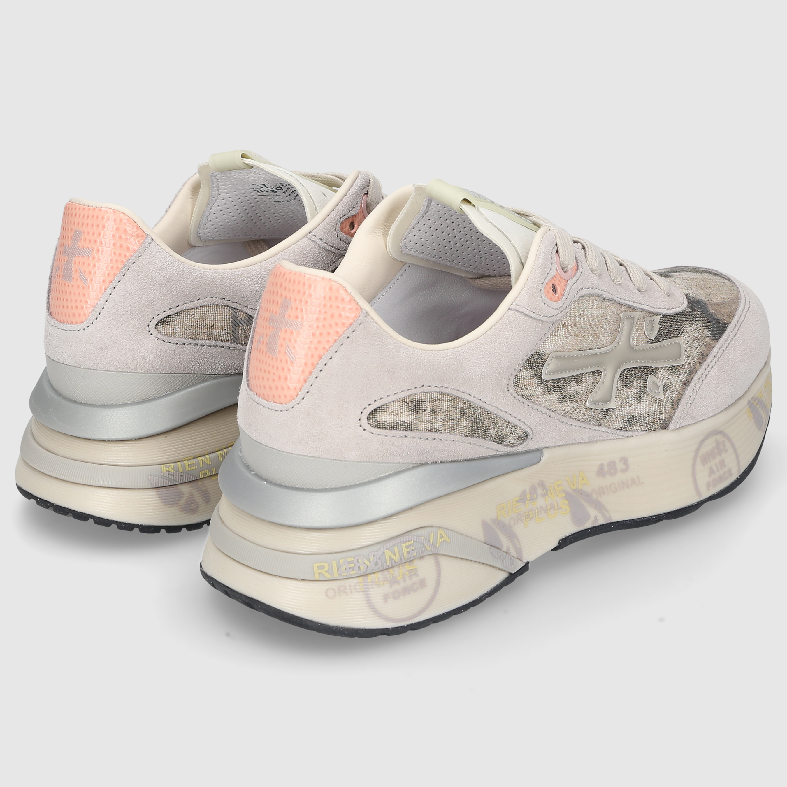 Premiata Damen Sneaker MOERUND-VAR 8083 Animalier Phyton