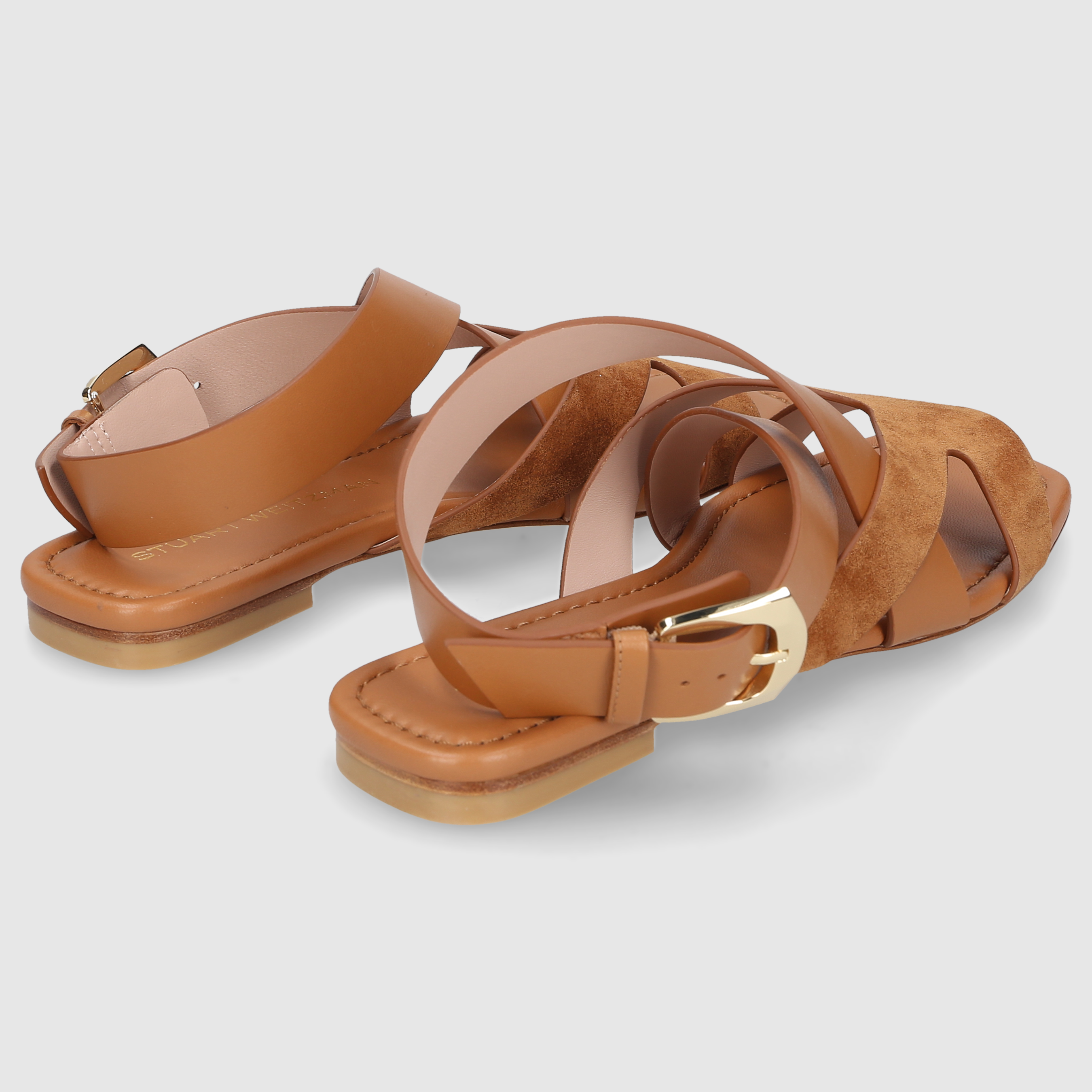 Stuart Weitzman Damen Sandale SAI SANDAL Macchiato/Doe