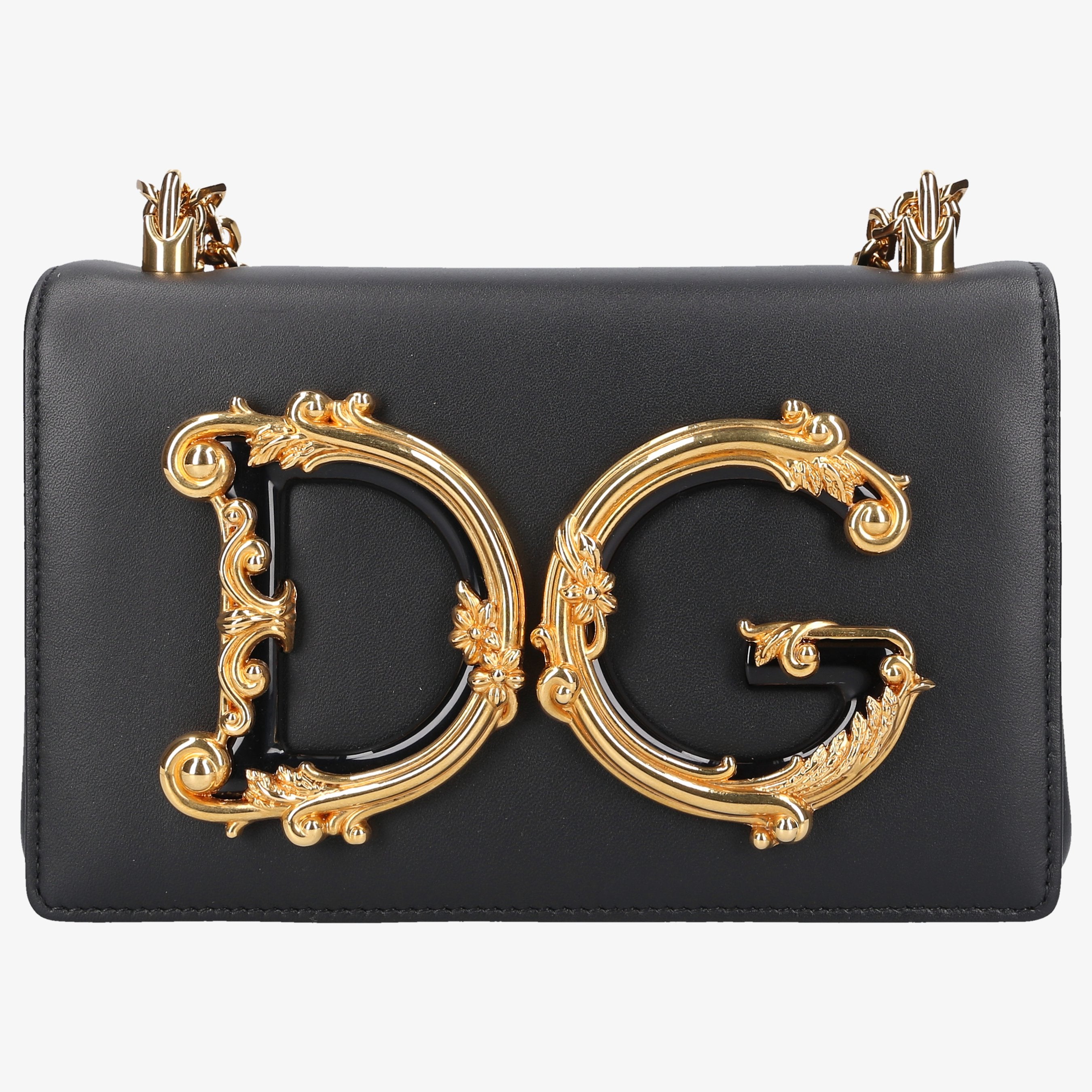 Dolce & Gabbana Damen Schultertasche DG GIRLS Nappaleder