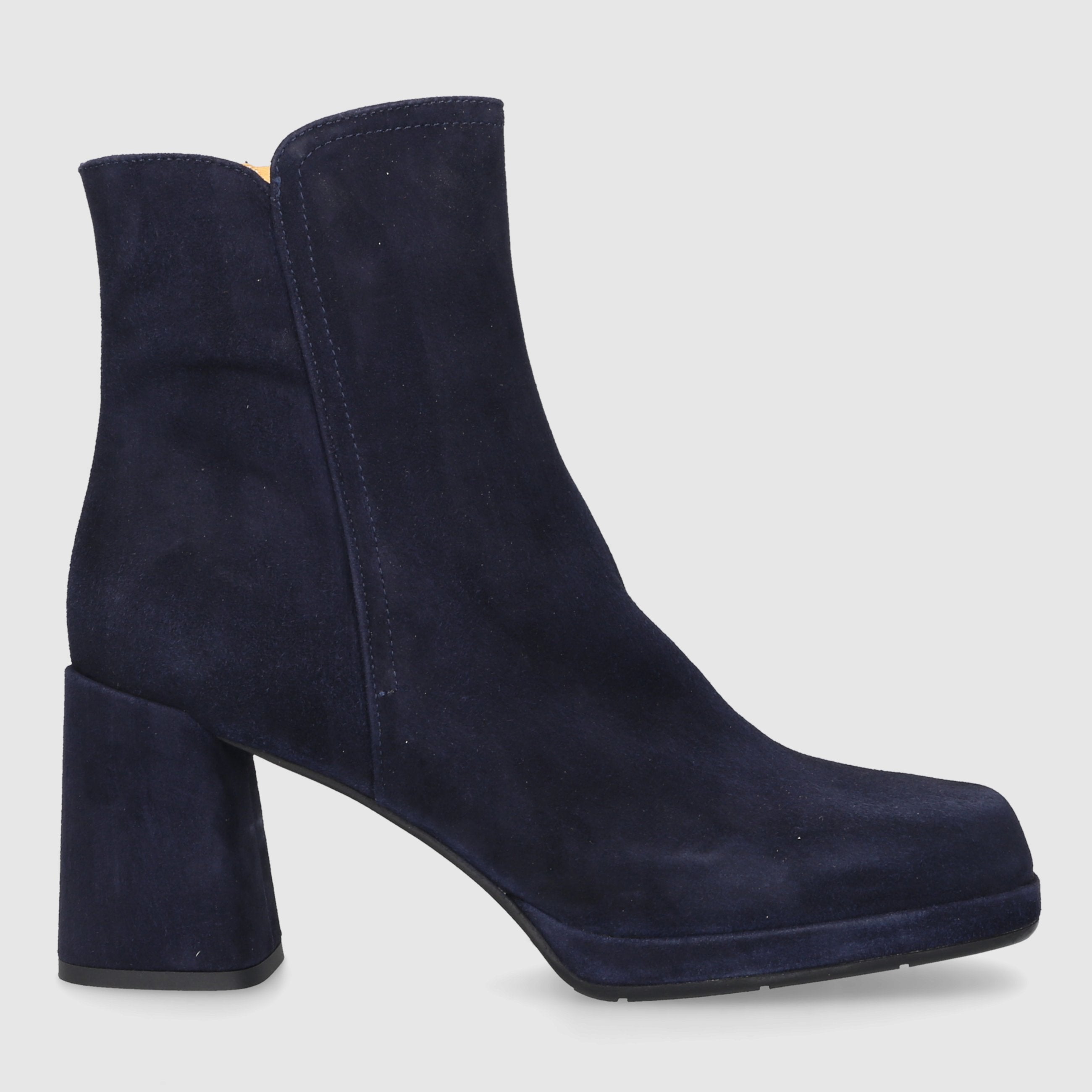 EN AVANT Damen Stiefeletten TL68 Vleourleder dunkelblau