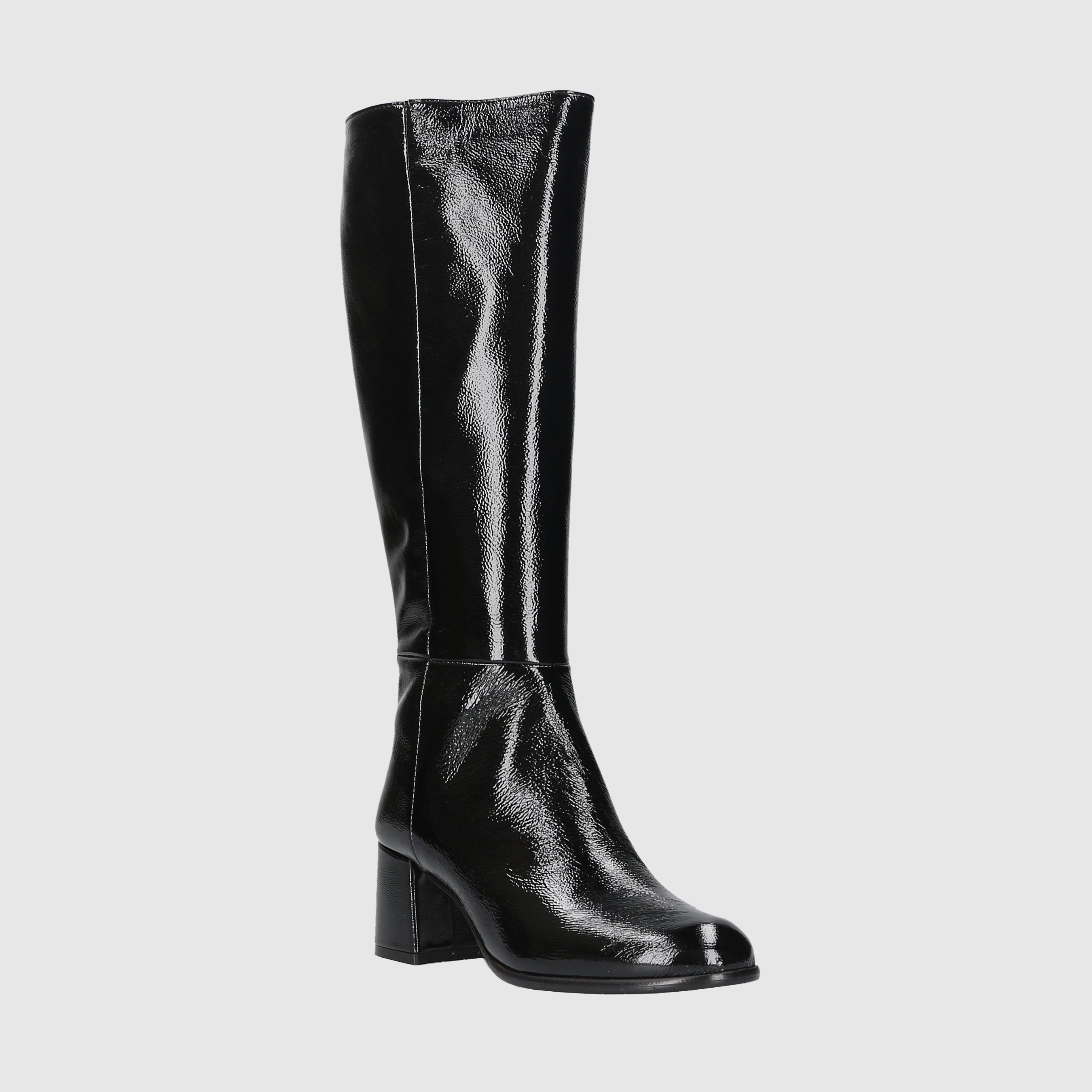 EN AVANT Damen Stiefel ST1585 Nappalackleder schwarz