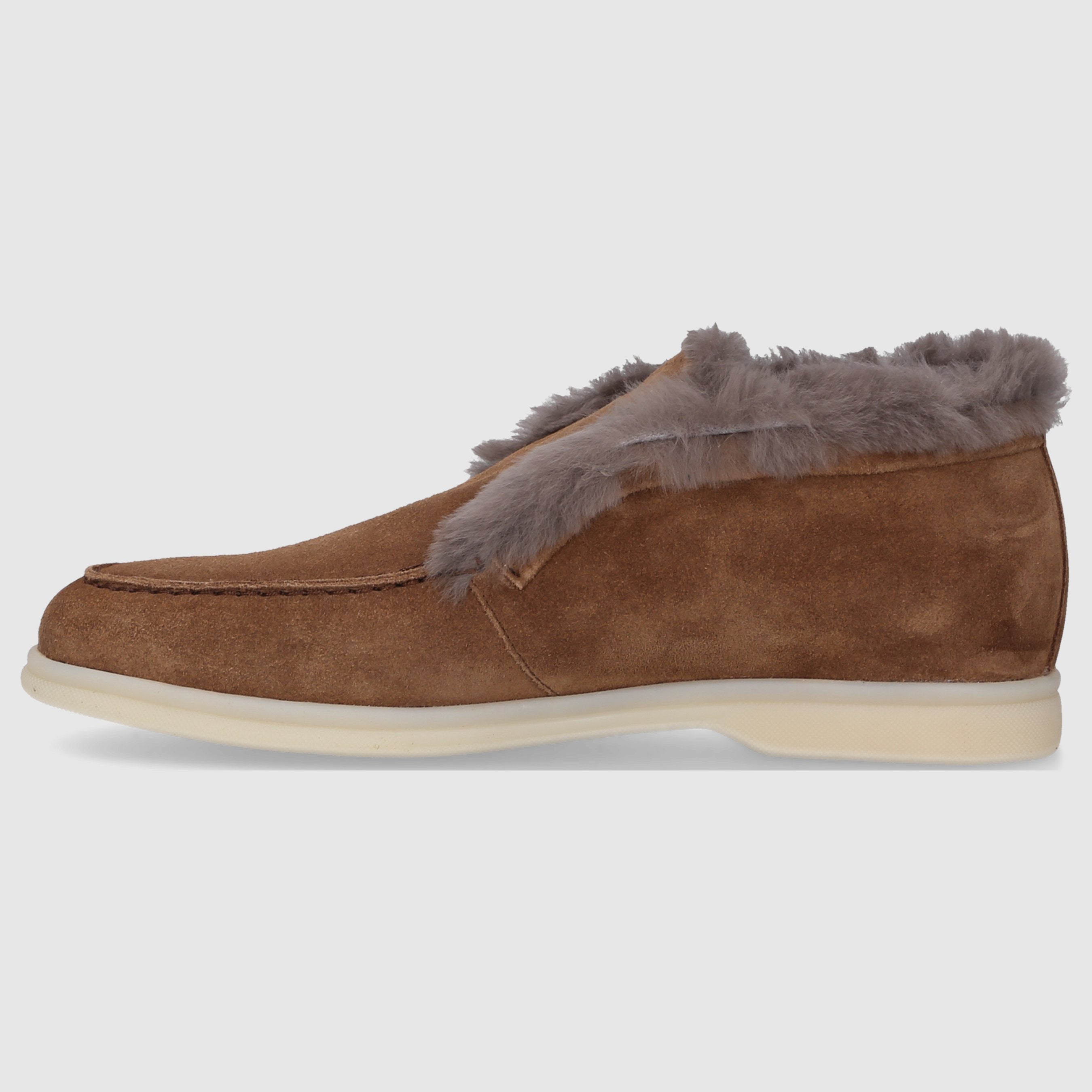 EN AVANT Damen Stiefeletten 772-06M Veloursleder braun-kombi