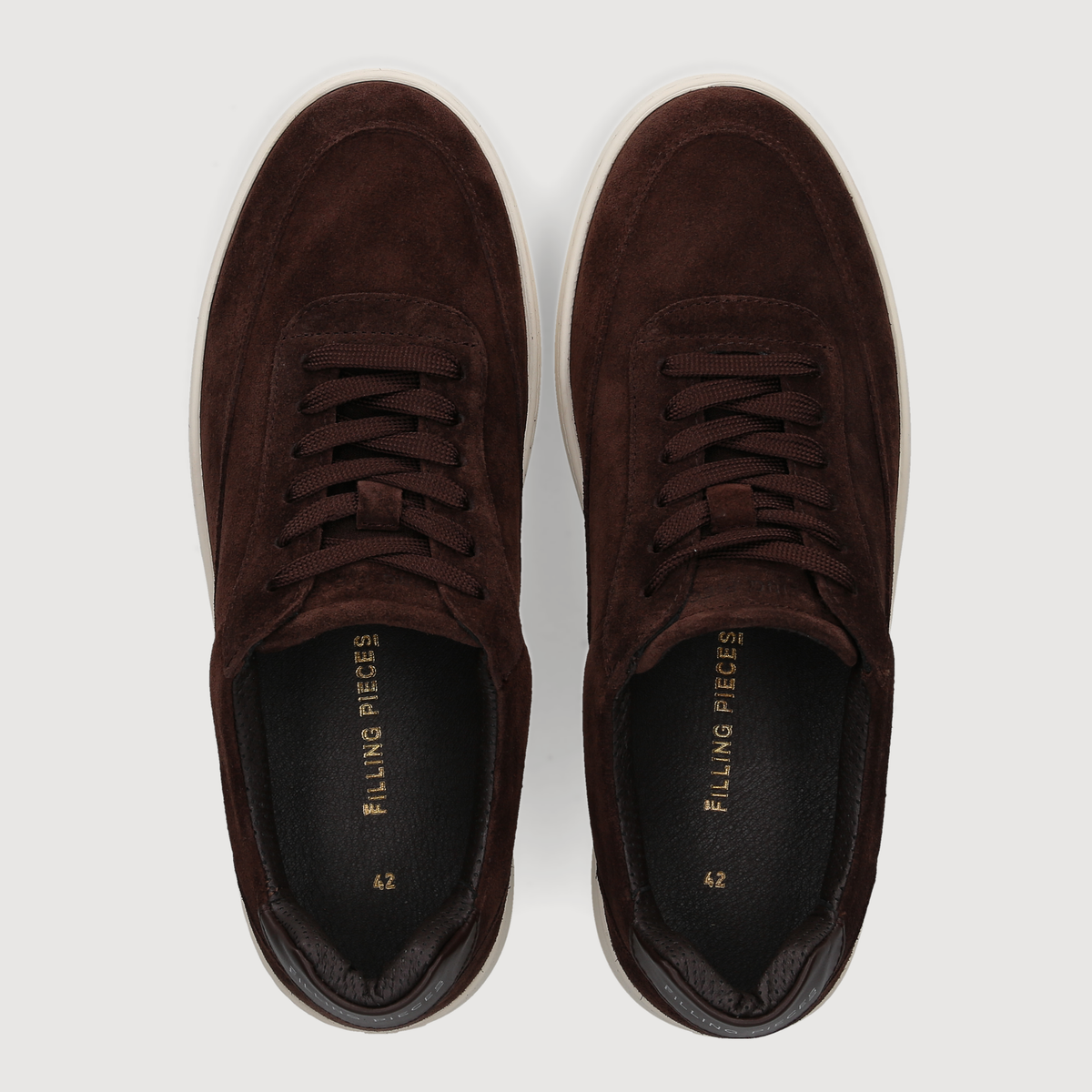 Filling Pieces Herren Sneaker Mondo Suede Chocolate