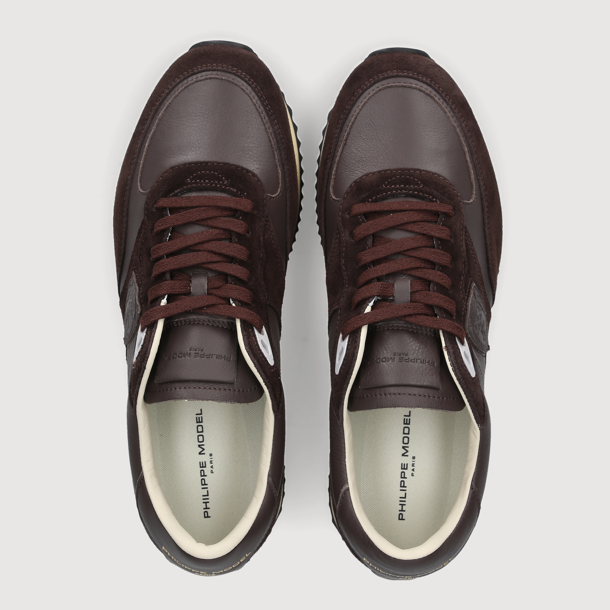 Philippe Model Herren Sneaker BLVILLE LOW MAN Brown