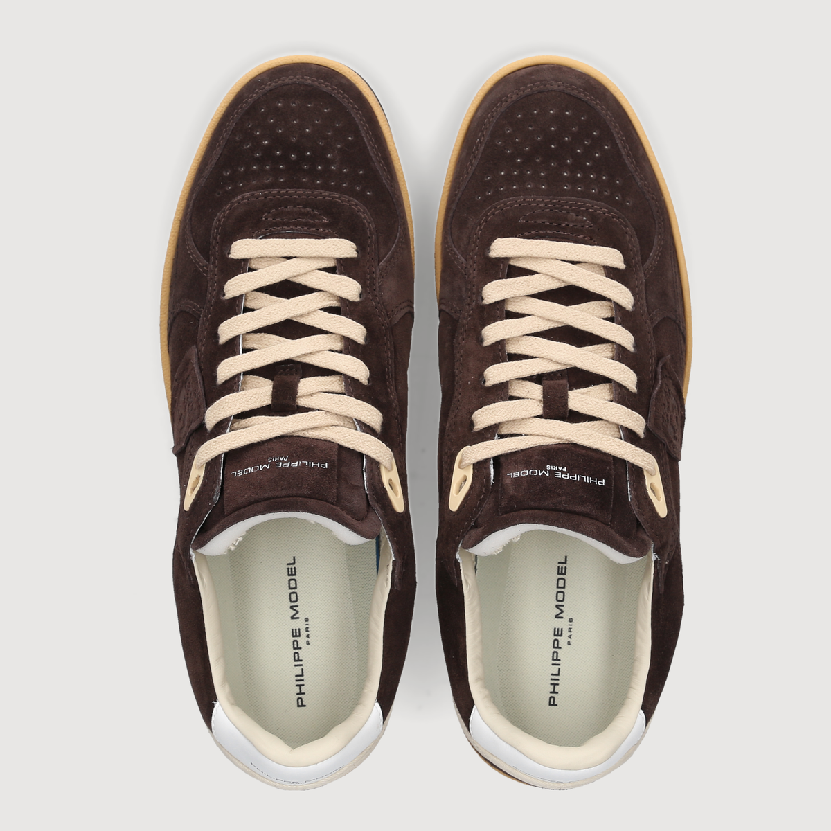 Philippe Model Herren Sneaker PGAL LOW MAN Brown