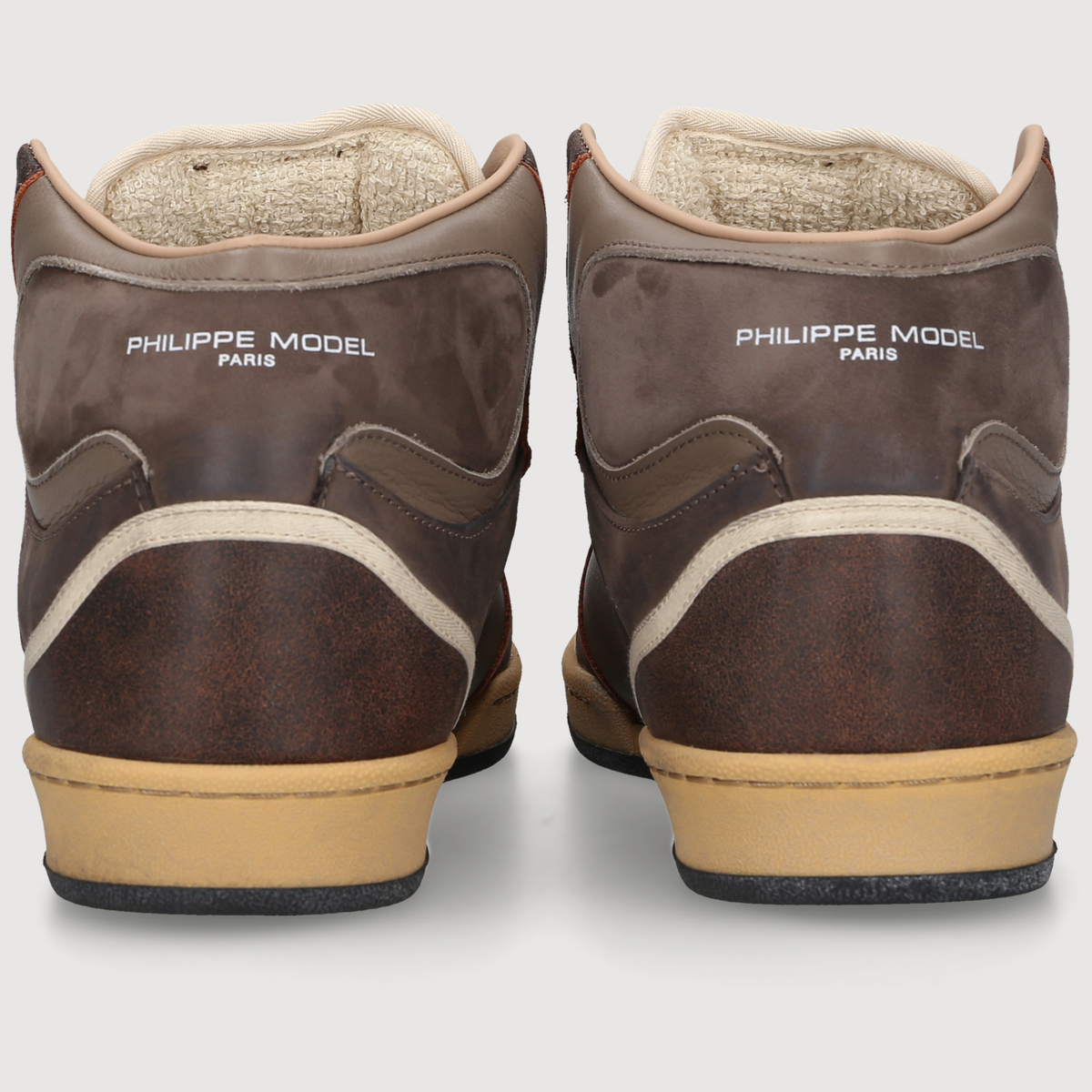 Philippe Model Herren Sneaker PGAL MID MAN Vintage Brown