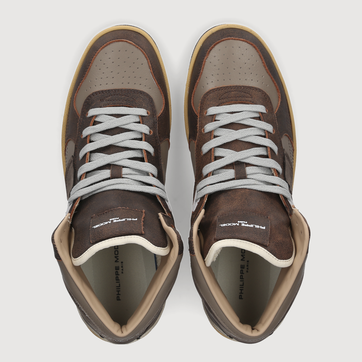 Philippe Model Herren Sneaker PGAL MID MAN Vintage Brown