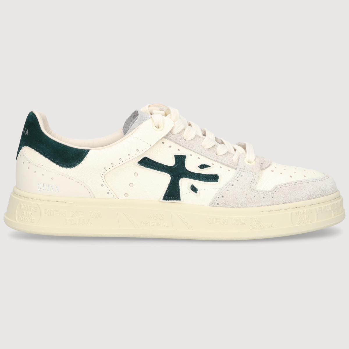 QUINN-VAR 8650 - WHITE/GREY/GREEN