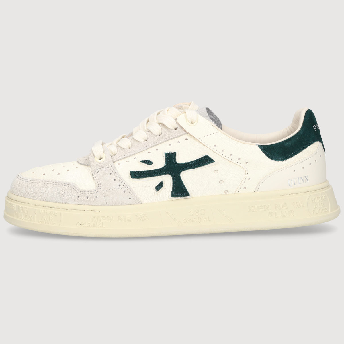 QUINN-VAR 8650 - WHITE/GREY/GREEN