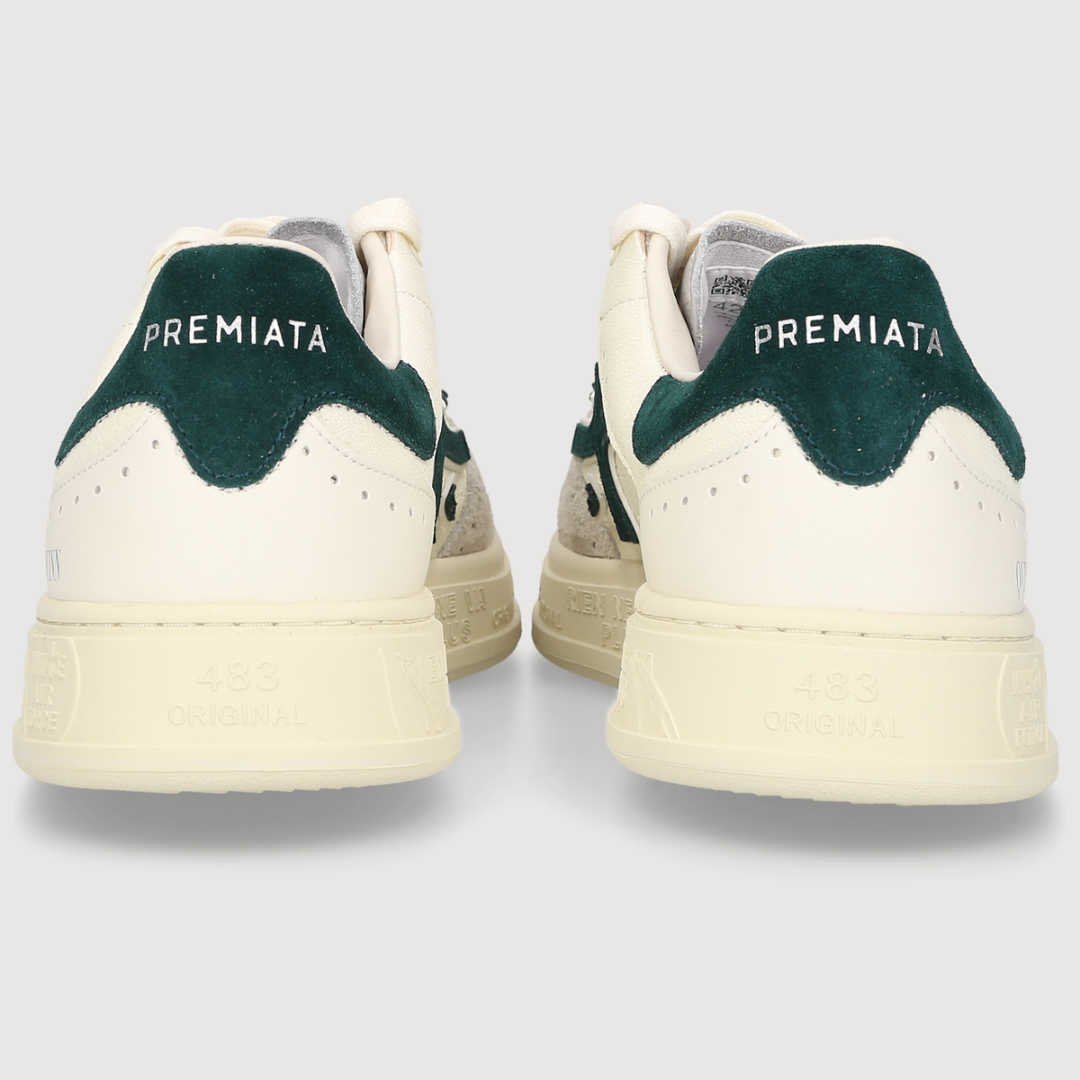 QUINN-VAR 8650 - WHITE/GREY/GREEN