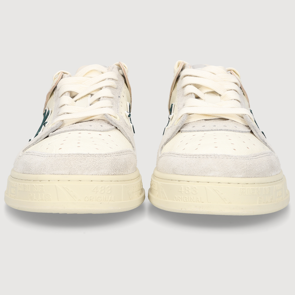 QUINN-VAR 8650 - WHITE/GREY/GREEN