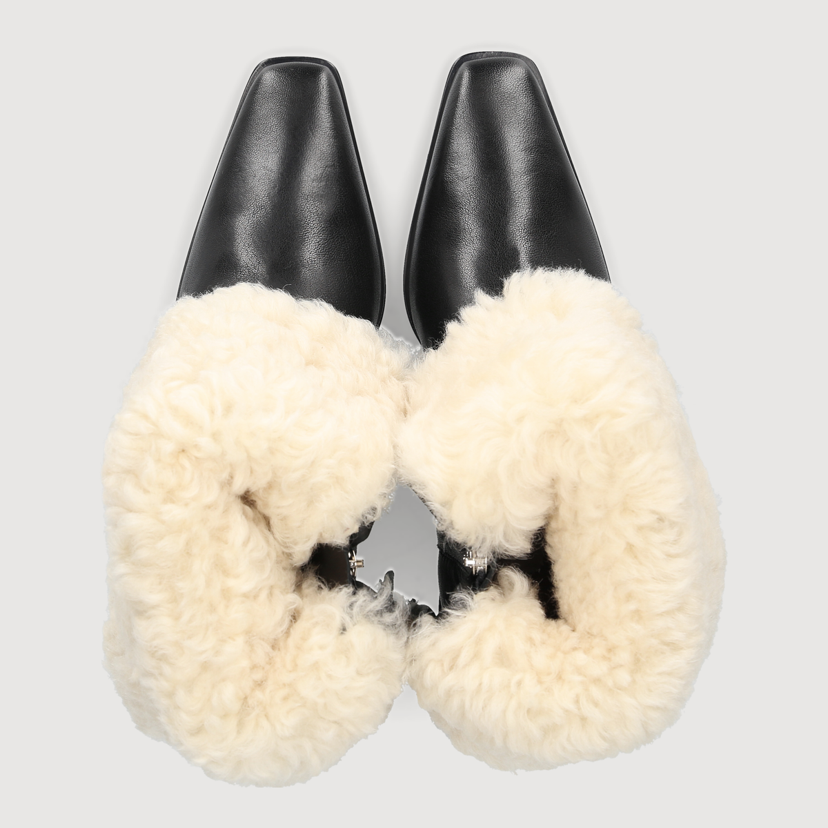 BETTINA WINTER ANKLE BOOT 50 - Black/Natural