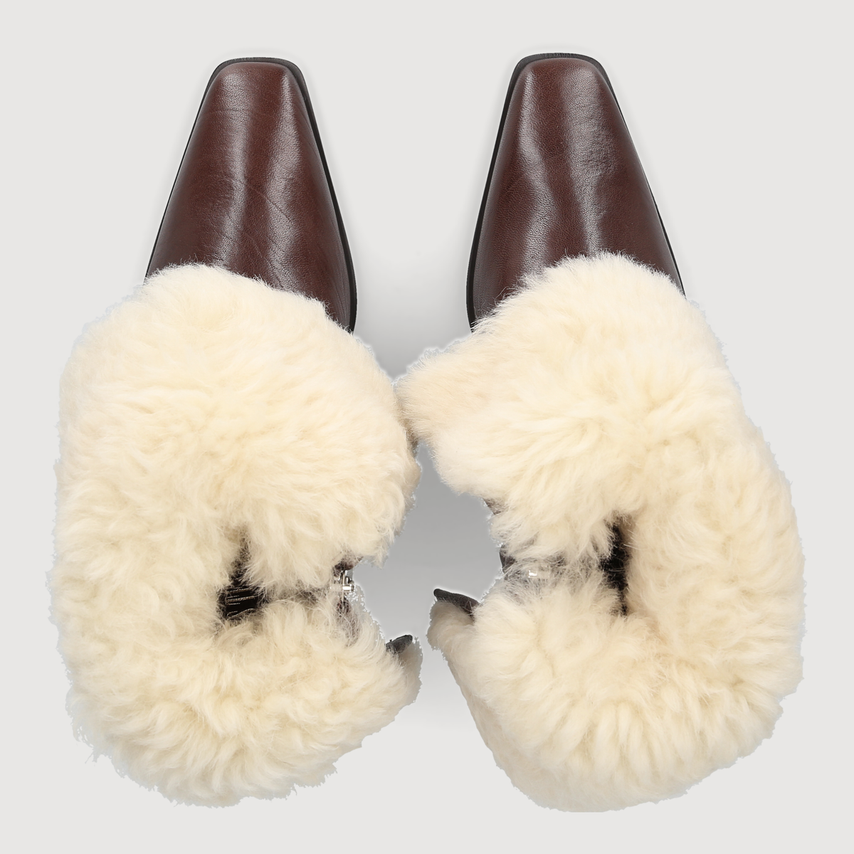 BETTINA WINTER ANKLE BOOT 50 - Dark Brown/Natural