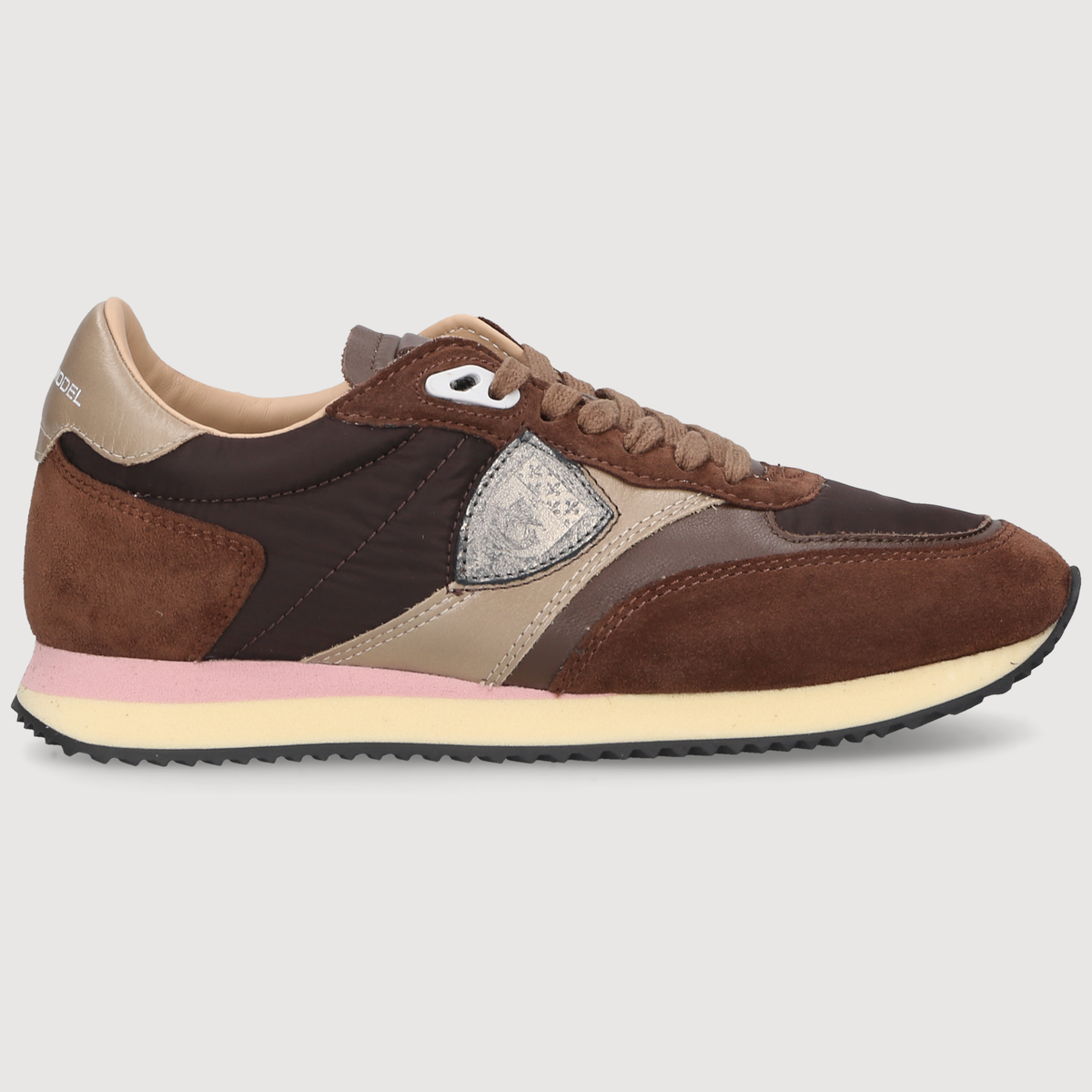 Philippe Model Damen Sneaker BLVILLE LOW WOMAN Brown