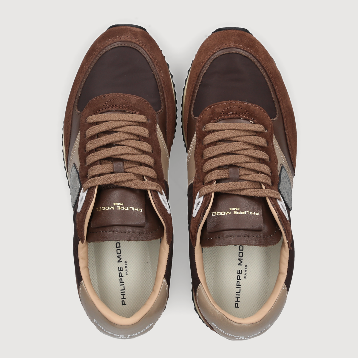 Philippe Model Damen Sneaker BLVILLE LOW WOMAN Brown